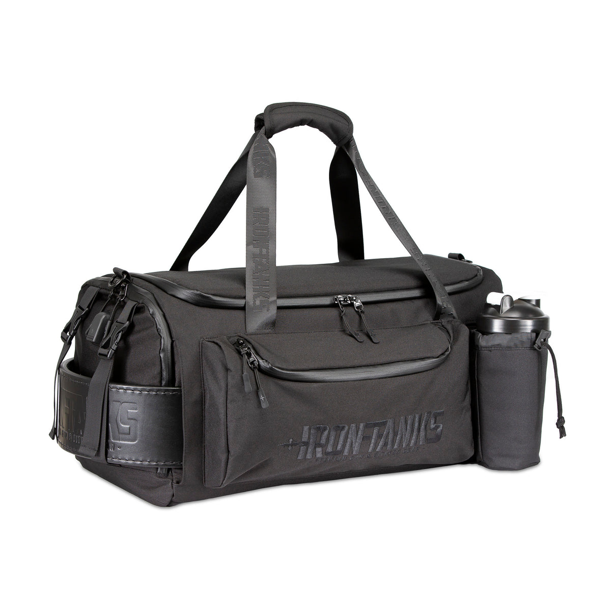 Vault 40L Duffle Stealth Black Gym Bodybuilding Powerlifting