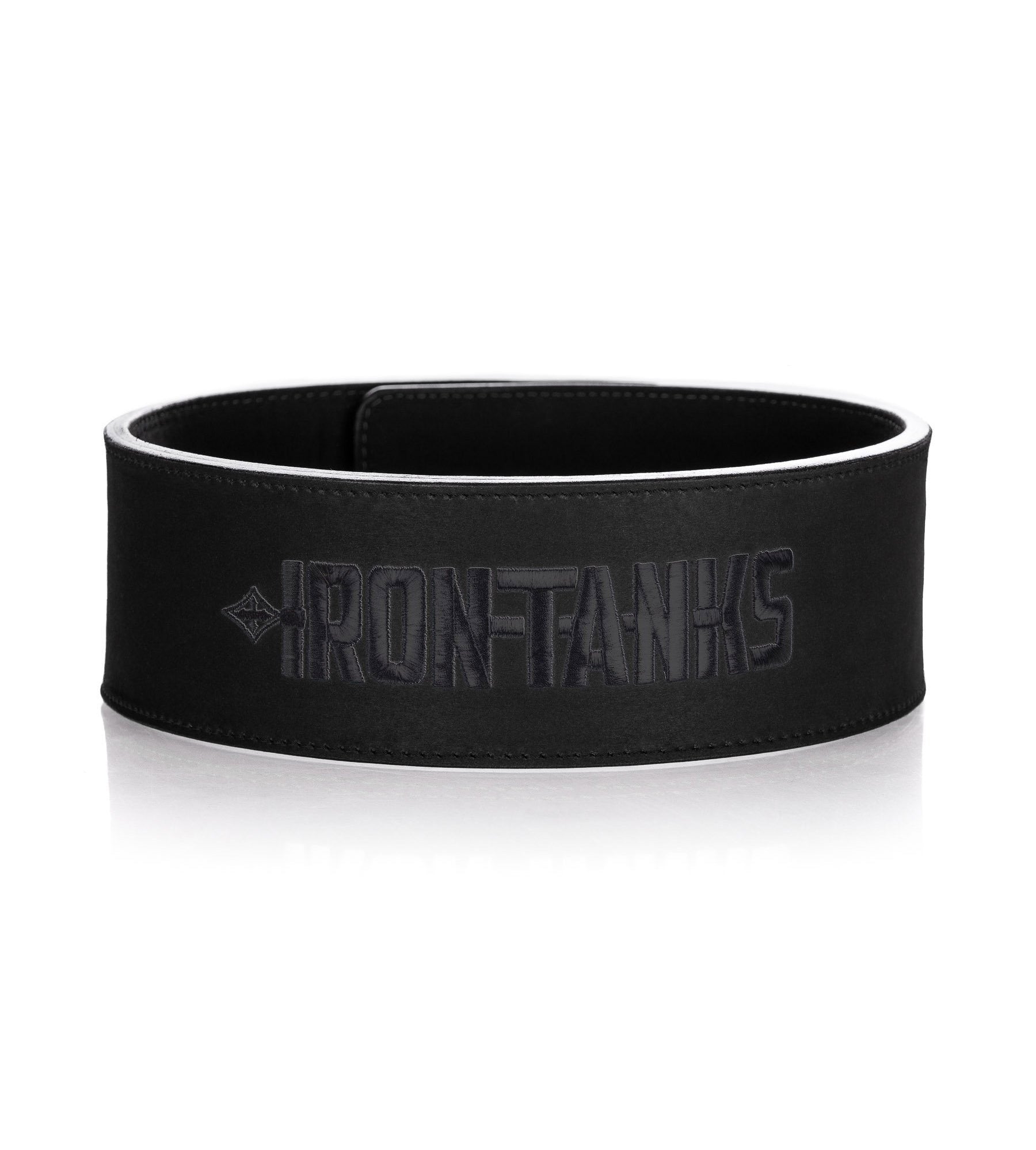 10mm Lever Deadlift Belt Black Powerlifting Training Squats Iron Tanks