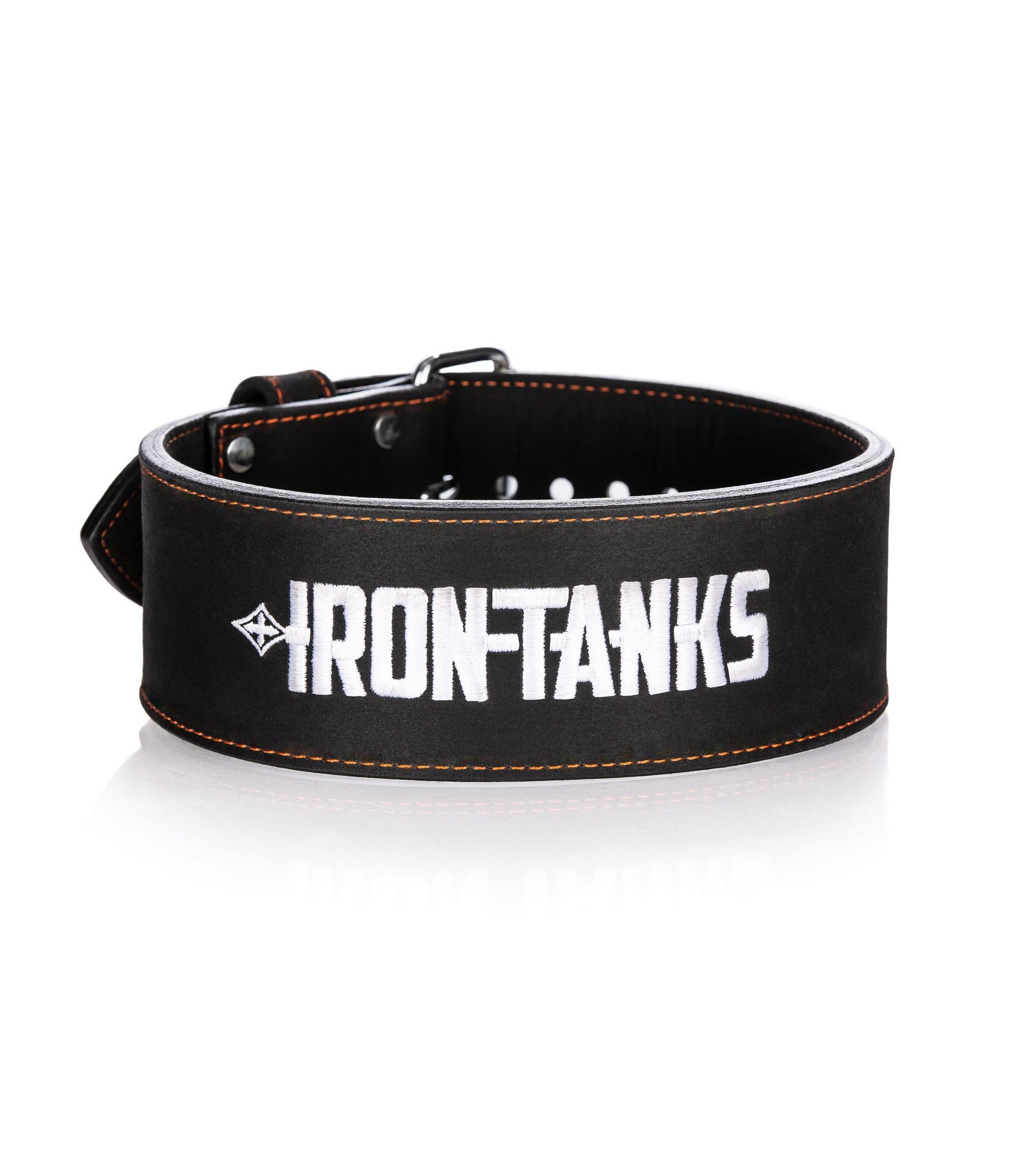 10mm Single Prong Powerlifting Belt Black Gym Workout | Iron Tanks