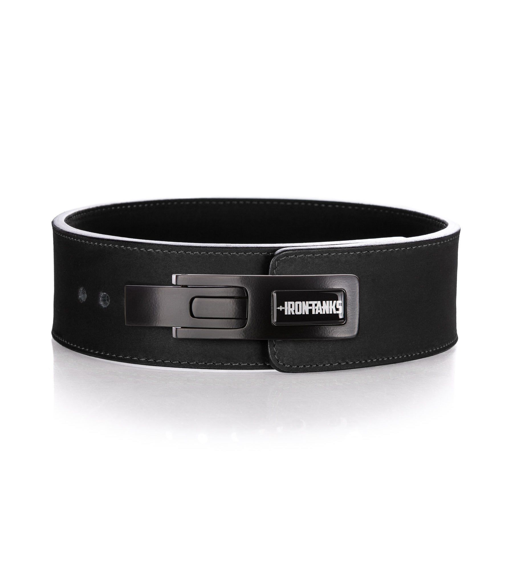 3" Lever Deadlift Belt Black Powerlifting Training Squats Iron Tanks