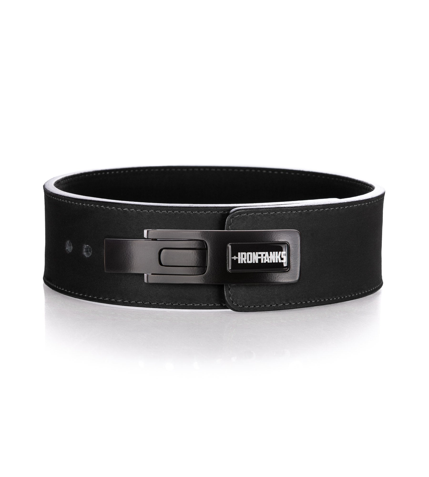 3" Lever Deadlift Belt Black Powerlifting Training Squats Iron Tanks