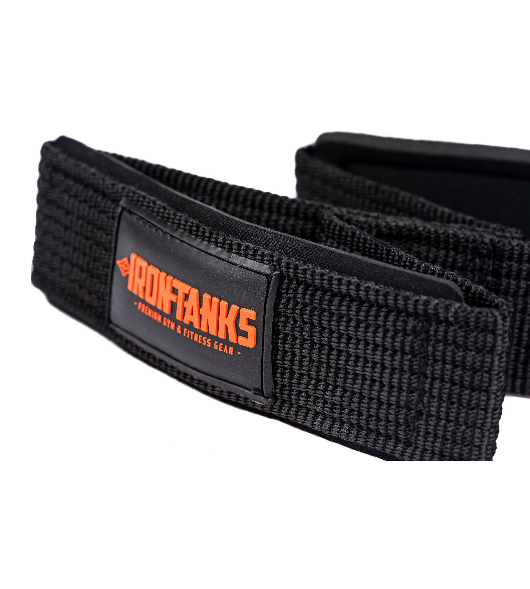 Figure 8 Weightlifting Straps Black Bodybuilding | Iron Tanks