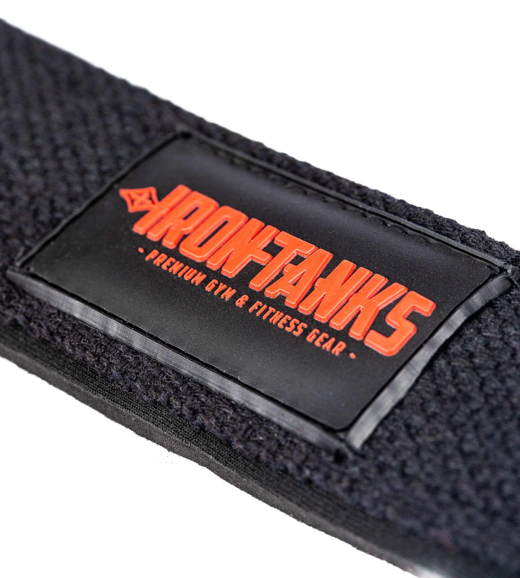 Figure 8 Weightlifting Straps Black Bodybuilding | Iron Tanks