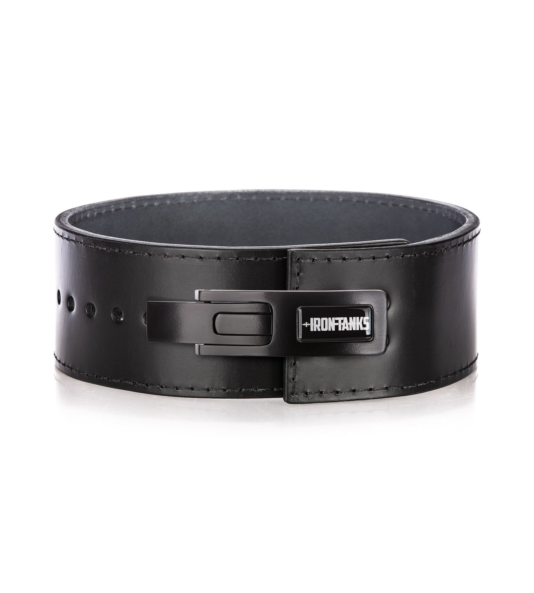 USA 13mm IPF Black Lever Belt with matte black lever buckle