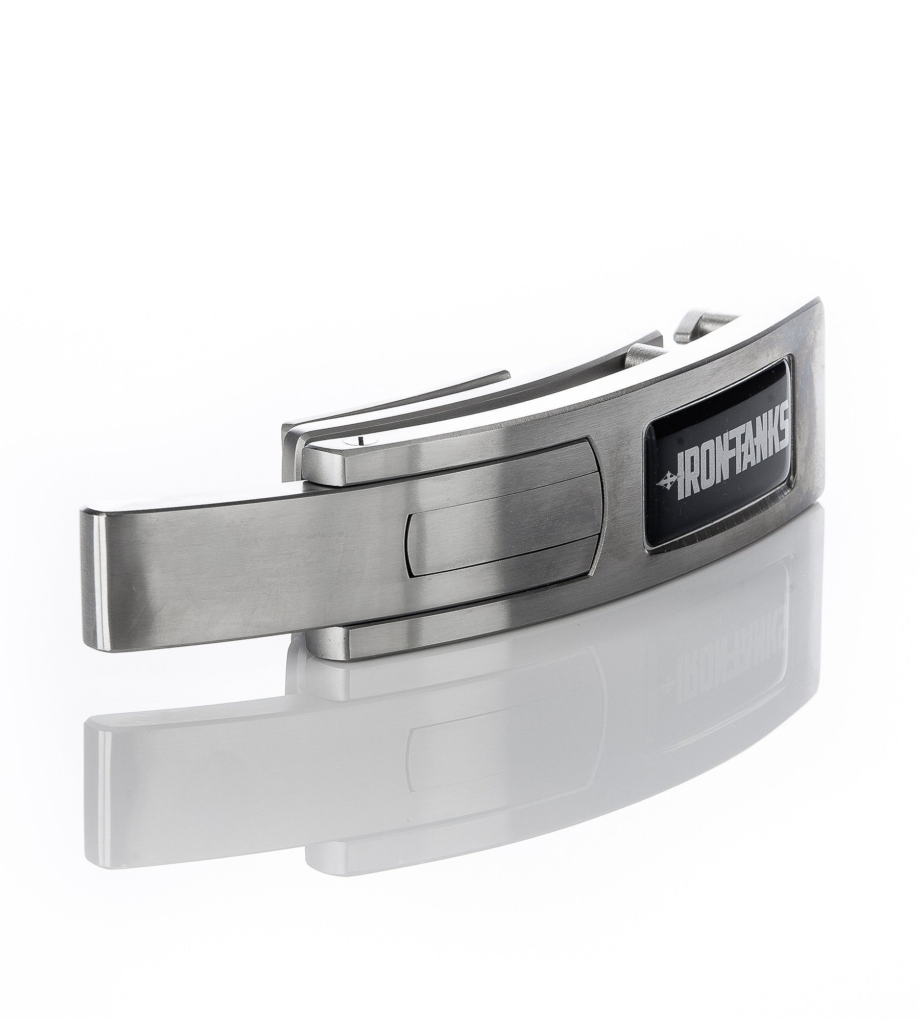 Iron Tanks Lever Buckle Goliath Lever Buckle - Brushed Steel