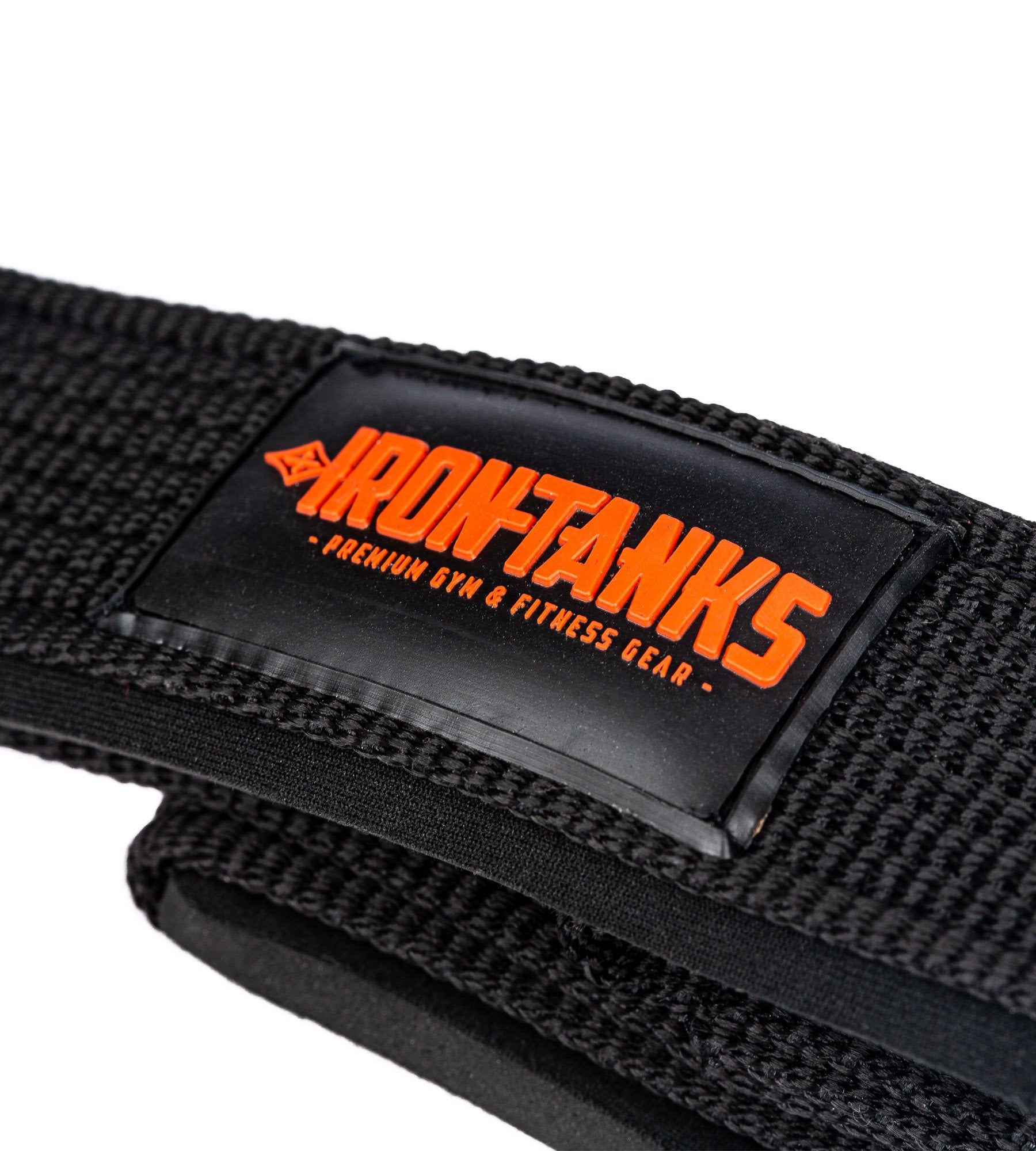 Iron Tanks Lifting Straps Heavy Figure 8 Weightlifting Straps - Immortal Black