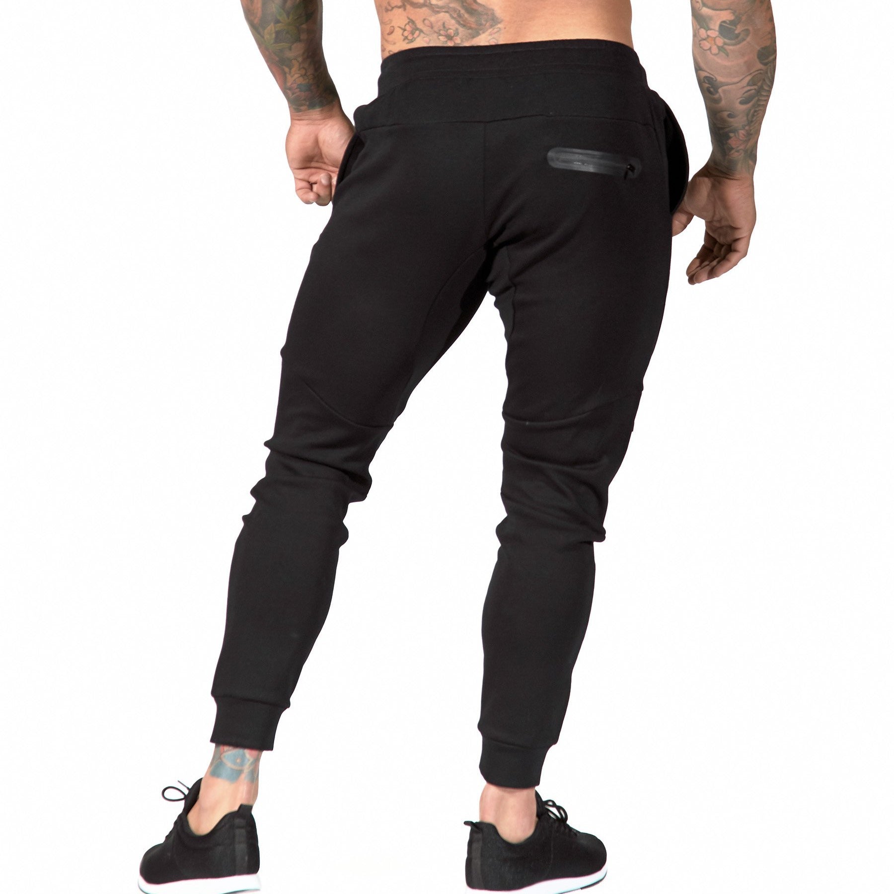 Iron Tanks Mens Pants Fusion Gym Pants - Flux Black