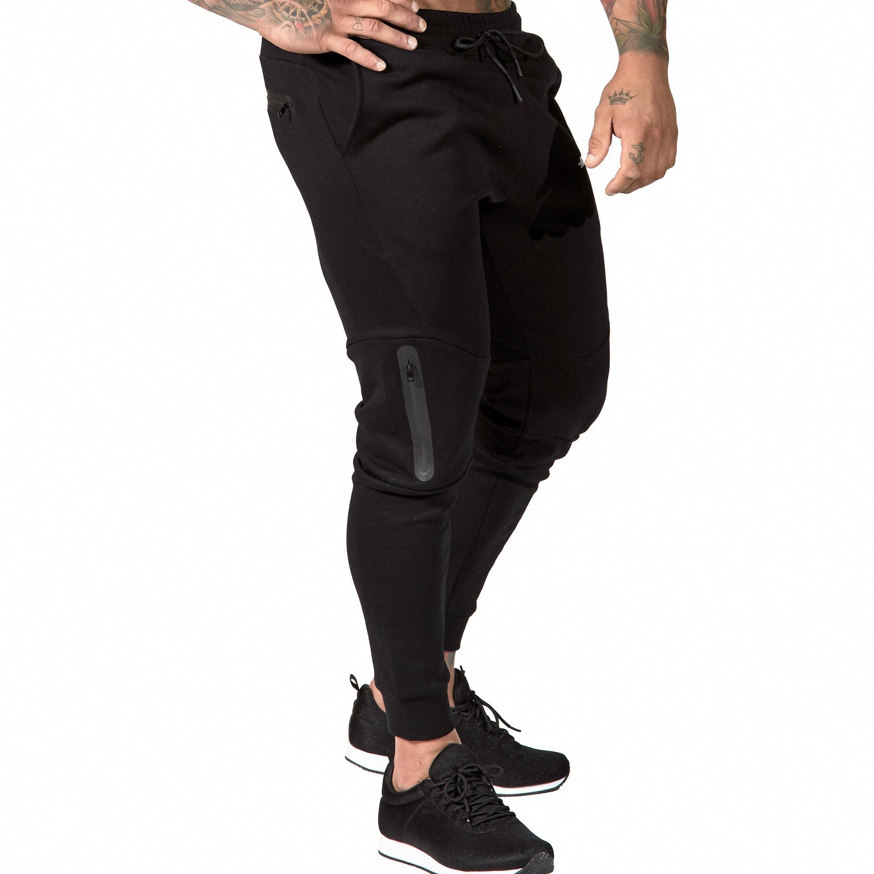 Iron Tanks Mens Pants Fusion Gym Pants - Flux Black