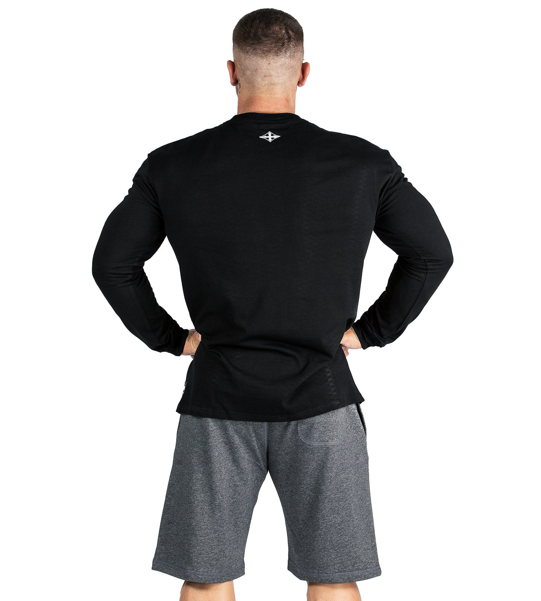 Iron Tanks Mens Tees & Shirts Big Rig Longsleeve Jersey - Black