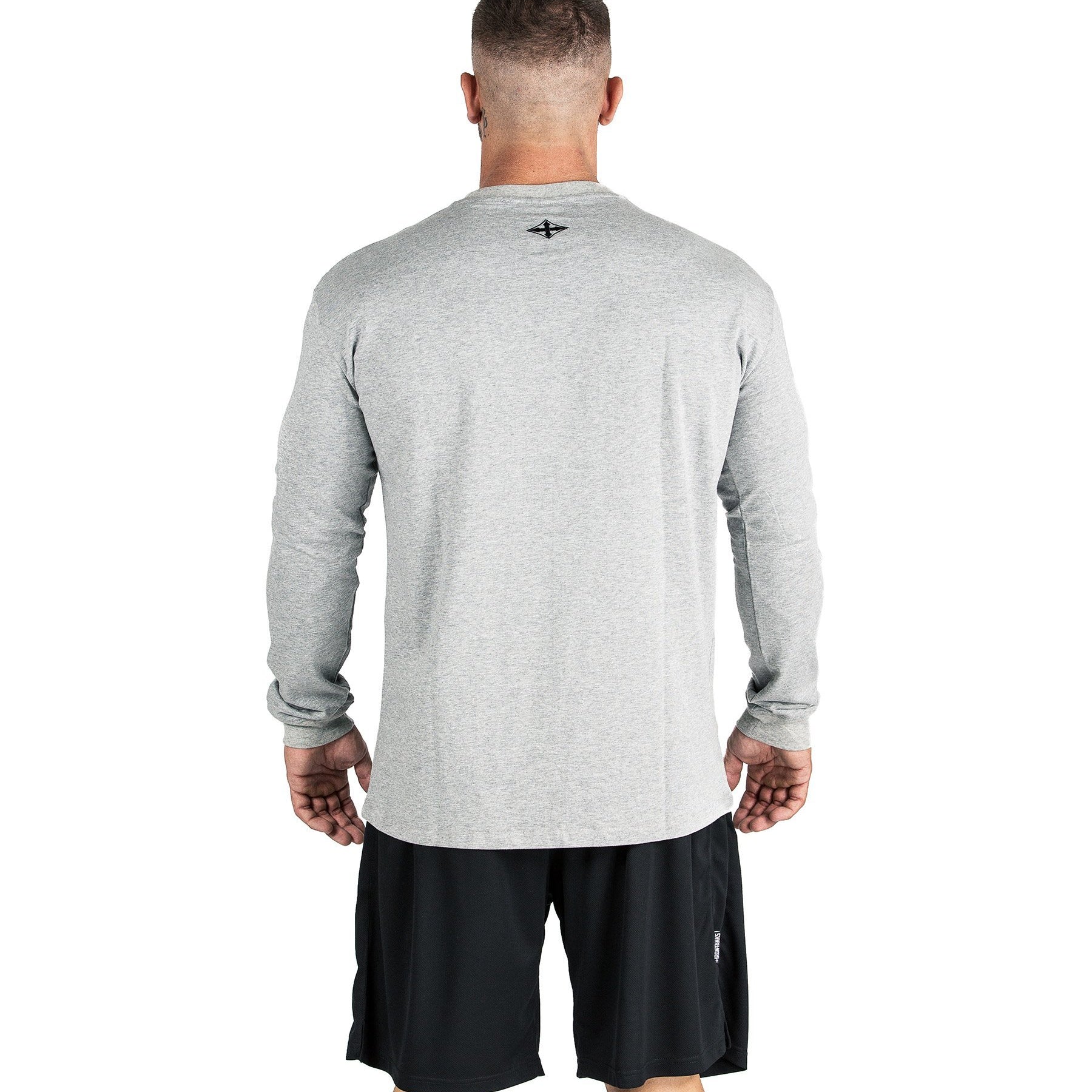 Iron Tanks Mens Tees & Shirts Big Rig Longsleeve Jersey - Grey