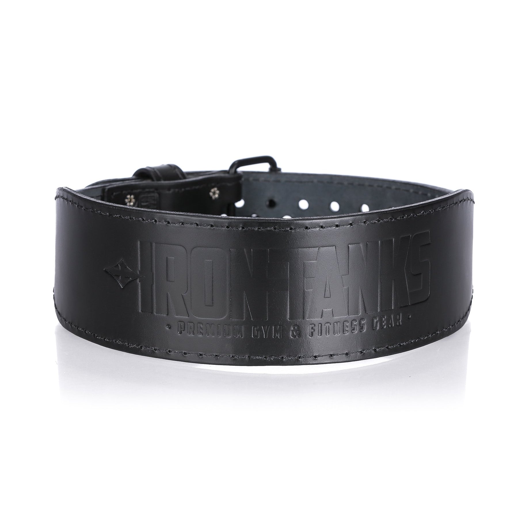 Black Single Prong Olympic Training Belt Weightlifting Bodybuilding Gym Made in USA