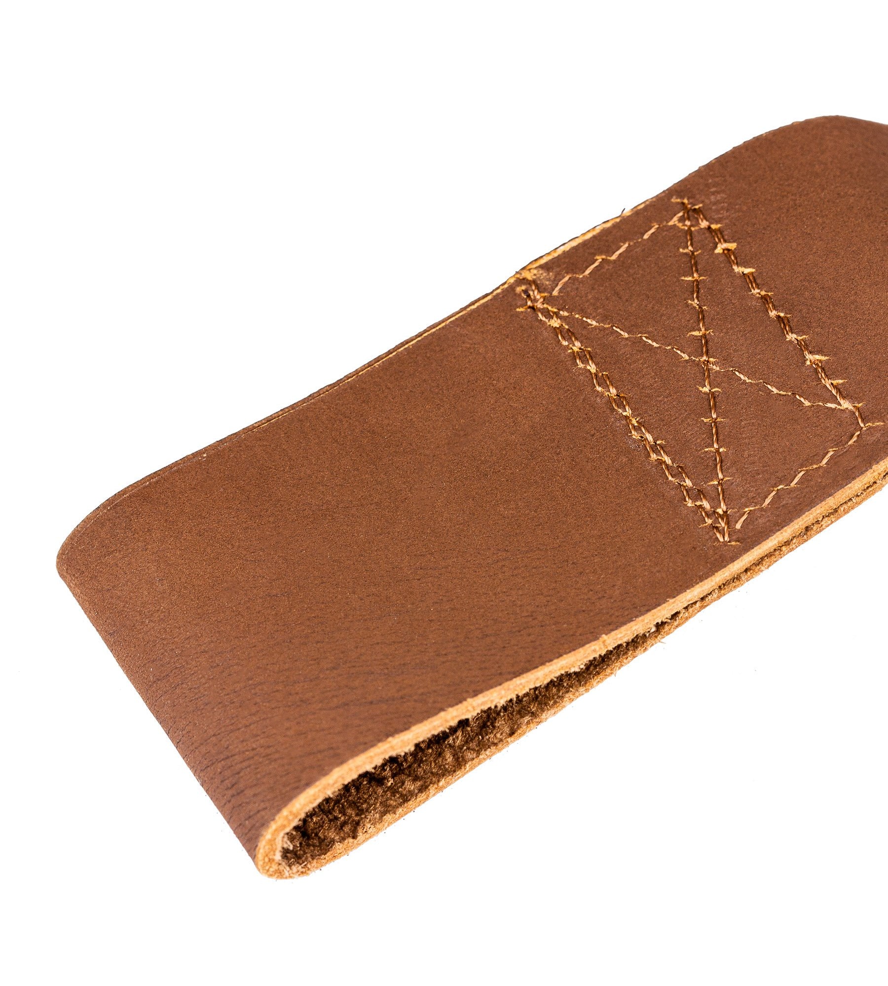 Leather Weightlifting Straps Tan Gym Workout Deadlift | Iron Tanks