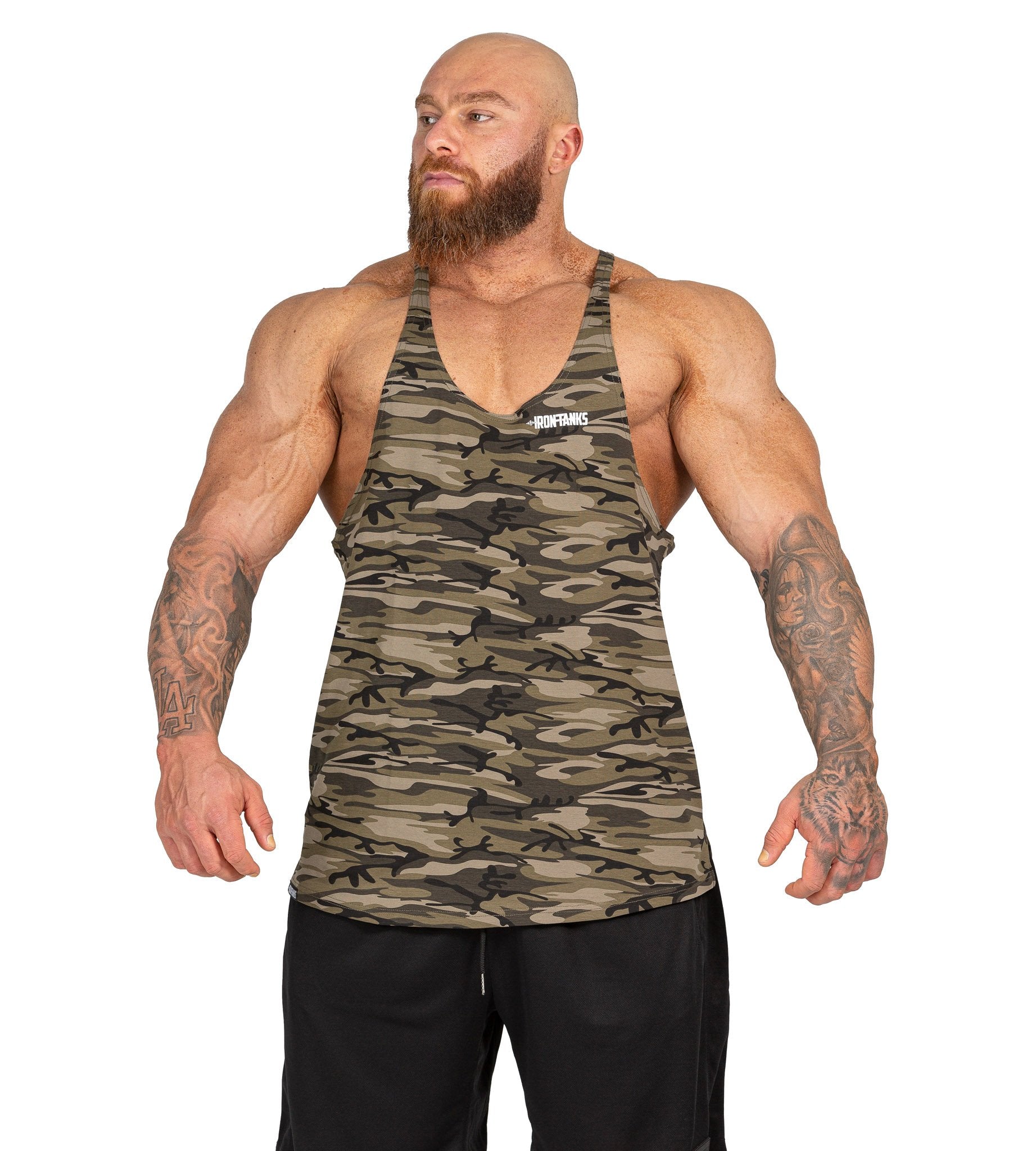 Marauder Stringer Singlet II - Woodland Camo