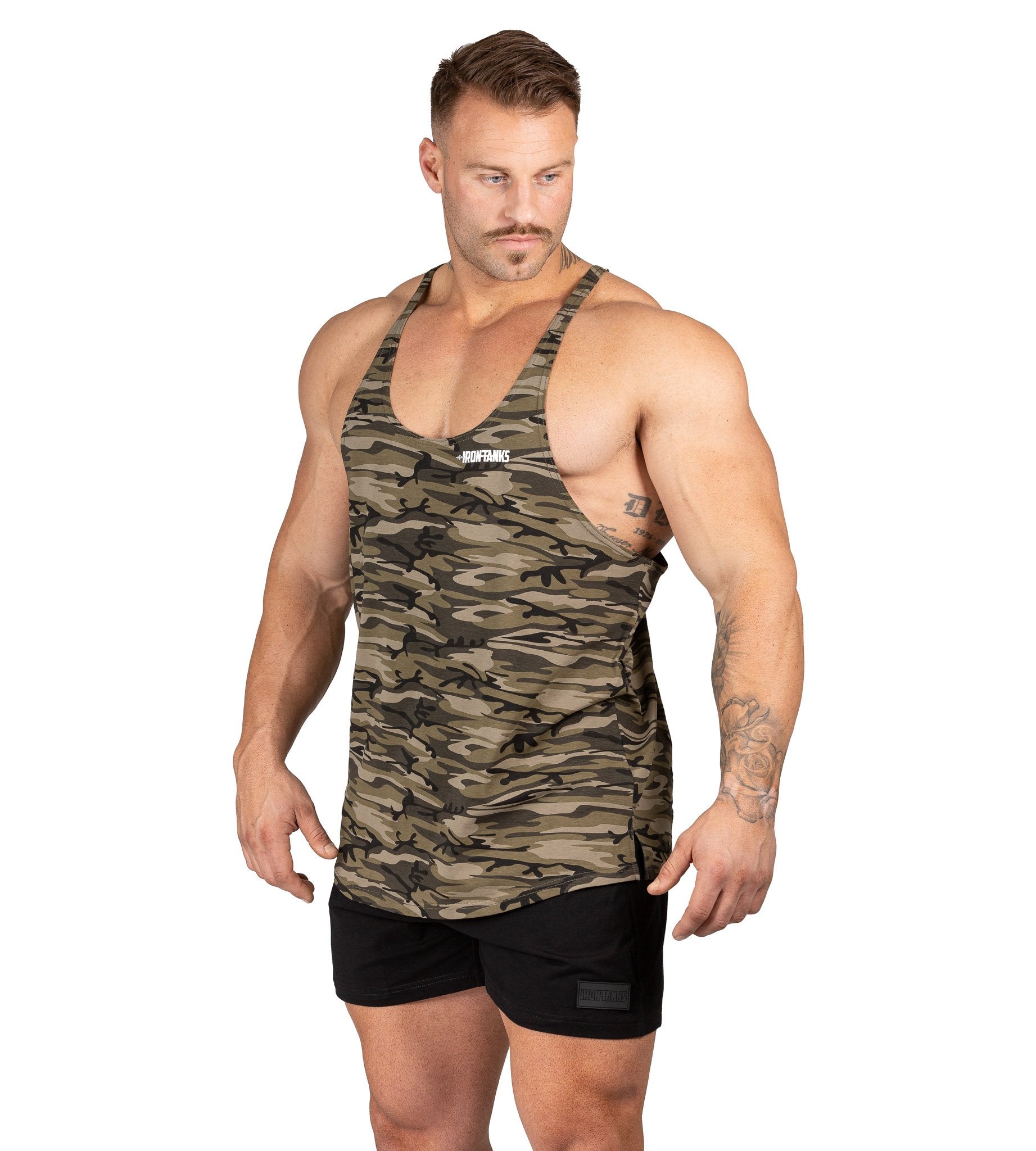 Marauder Stringer Singlet II - Woodland Camo