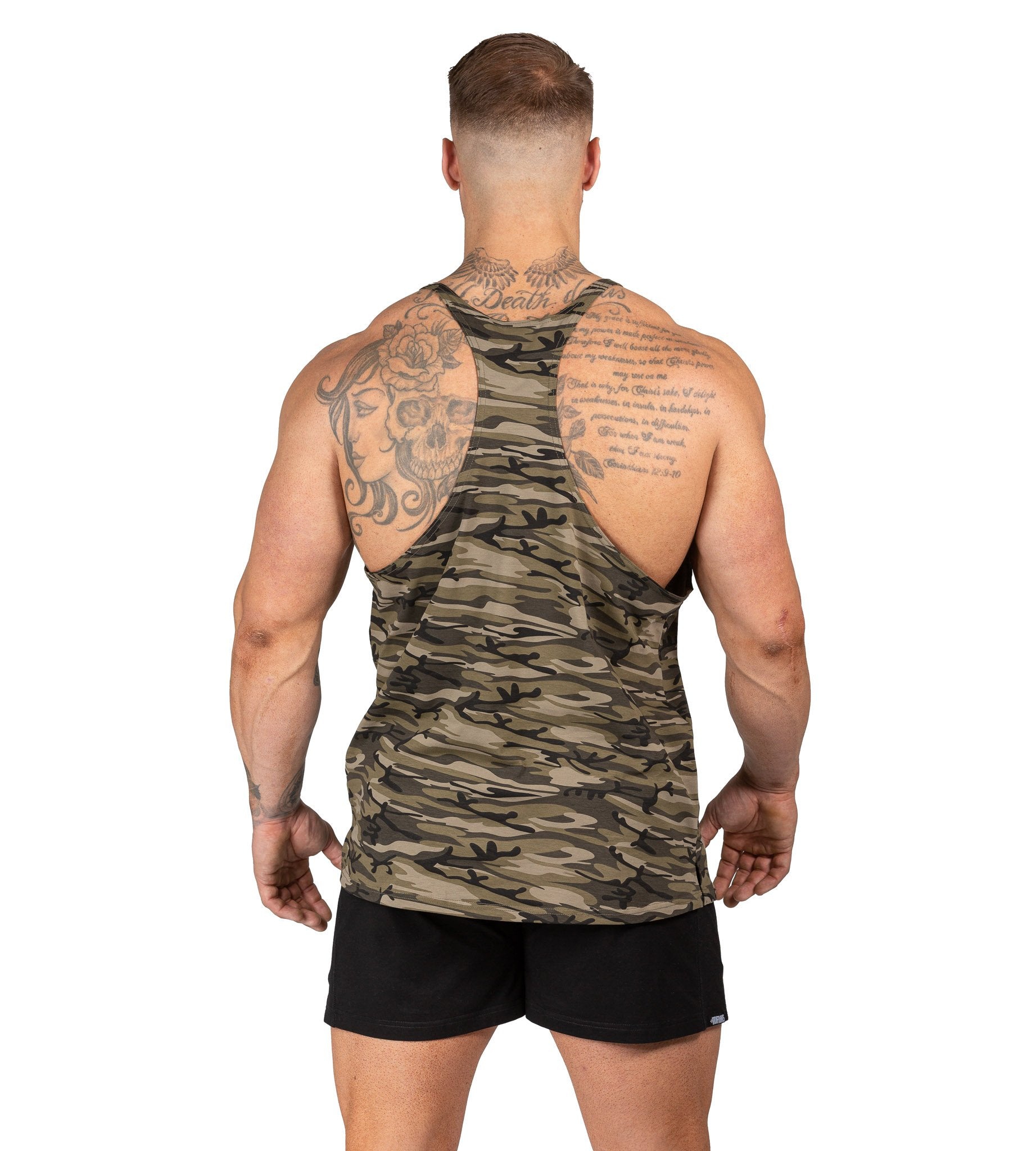 Marauder Stringer Singlet II - Woodland Camo