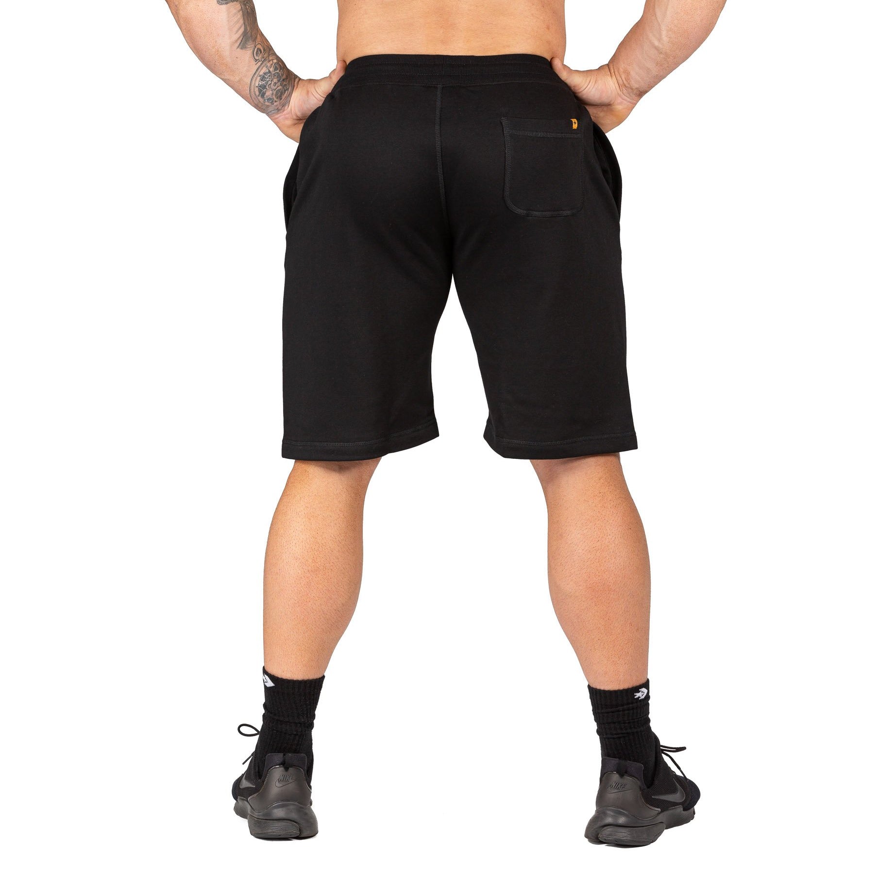 Men's BFG Gym Shorts II Black Workout Sweat Bodybuilding | Iron Tanks