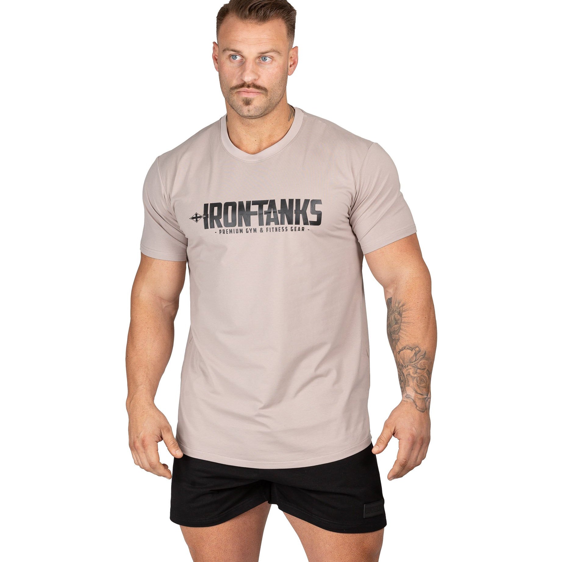Men's Gym Tee Bodybuilding Workout Training Top Bone | Iron Tanks