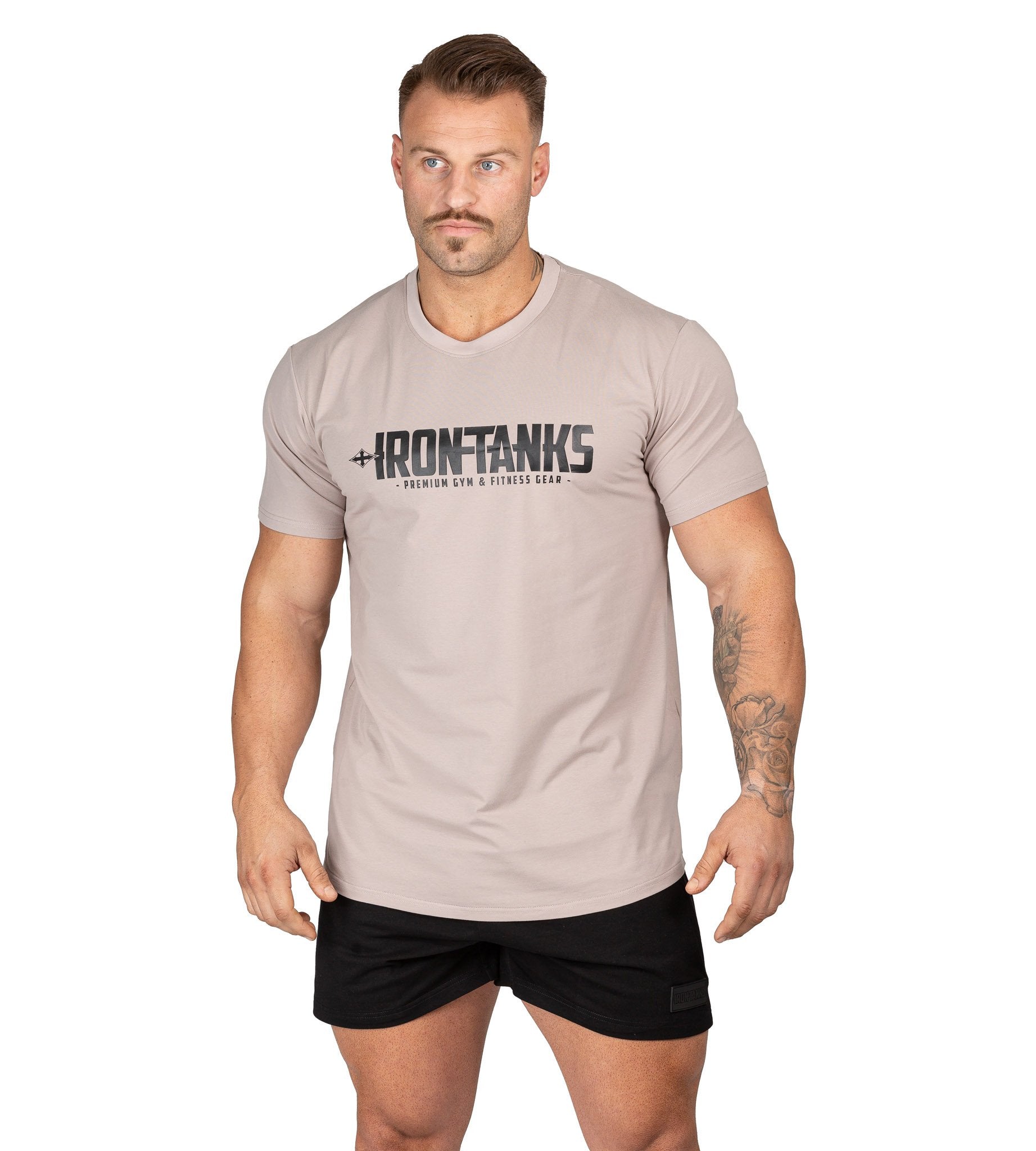 Men's Gym Tee Bodybuilding Workout Training Top Bone | Iron Tanks