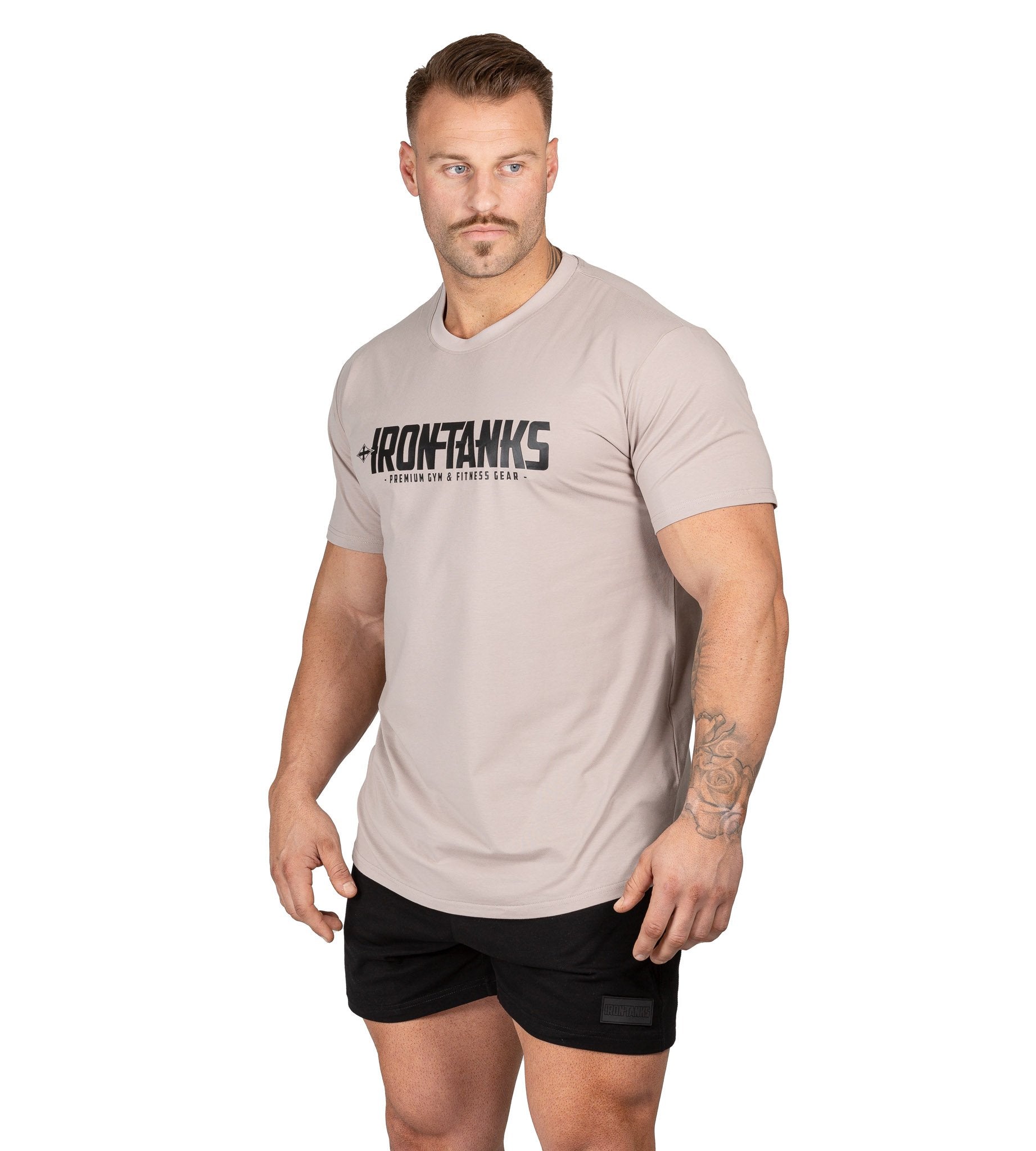 Men's Gym Tee Bodybuilding Workout Training Top Bone | Iron Tanks