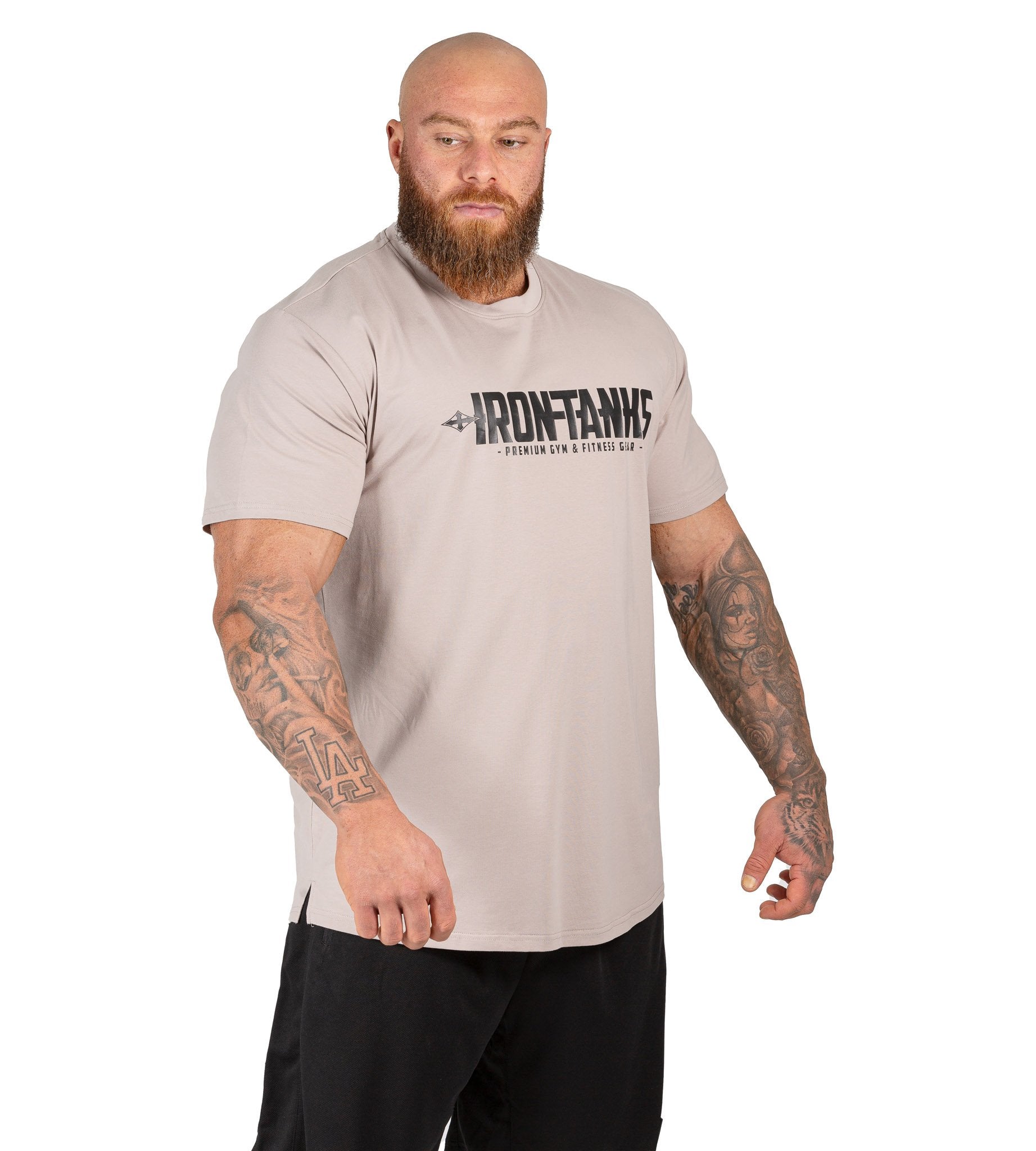 Men's Gym Tee Bodybuilding Workout Training Top Bone | Iron Tanks