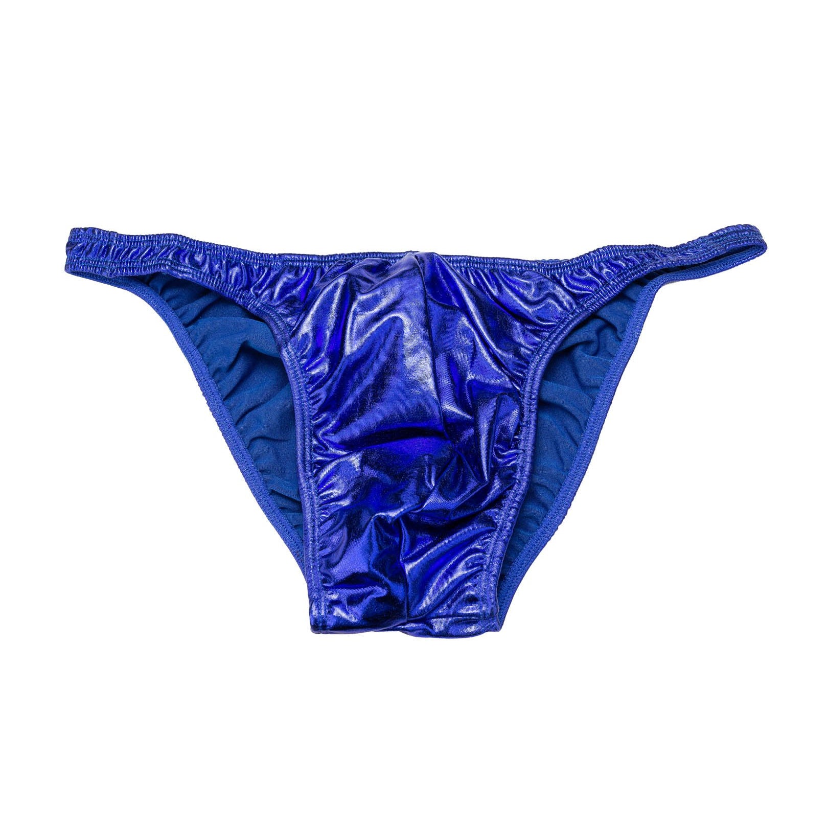 Men's Pro Bodybuilding Posing Trunks Blue Gym Competition | Iron Tanks