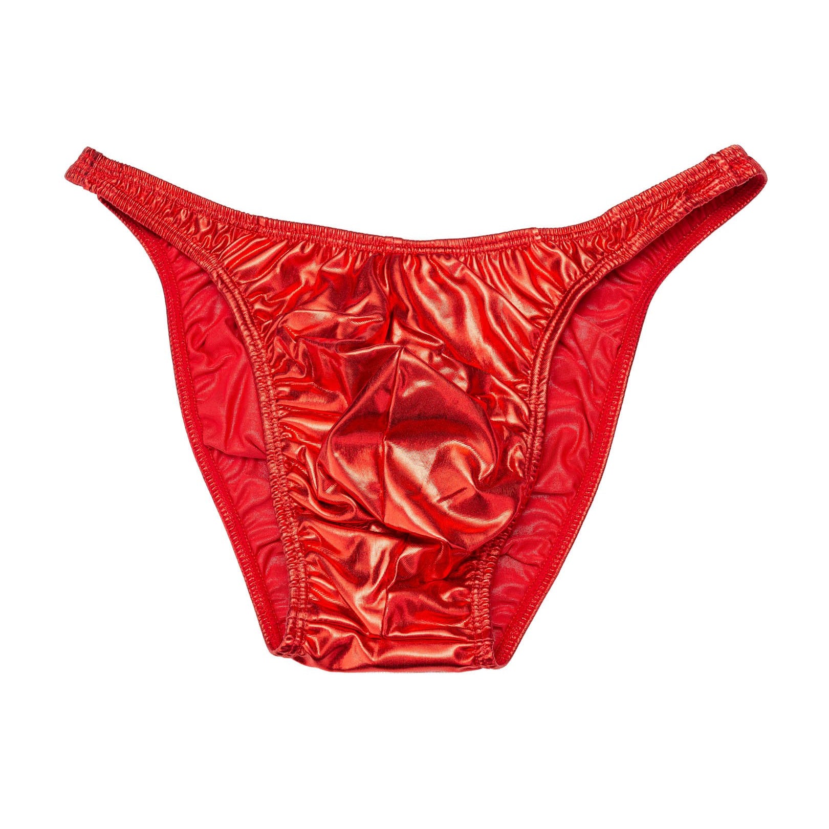 Men's Pro Bodybuilding Posing Trunks Red Gym Competition | Iron Tanks