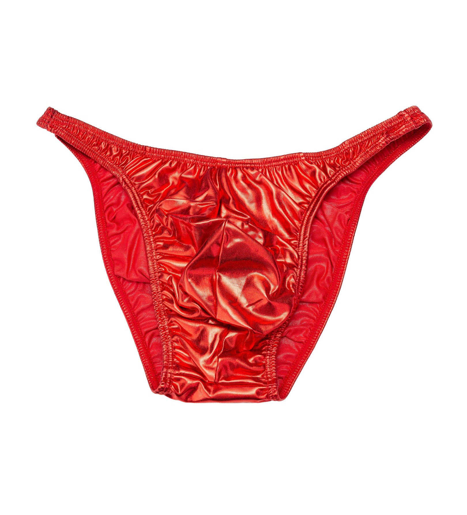 Men's Pro Bodybuilding Posing Trunks Red Gym Competition | Iron Tanks