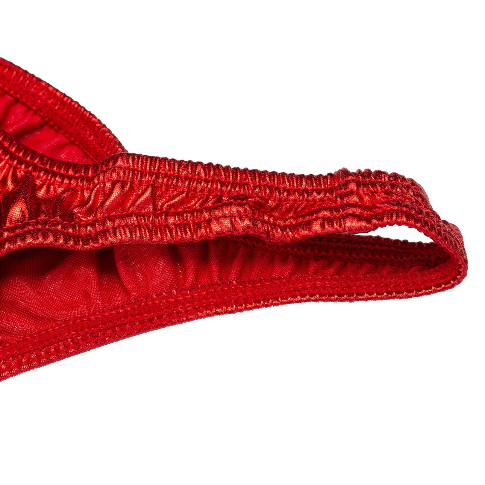 Men's Pro Bodybuilding Posing Trunks Red Gym Competition | Iron Tanks