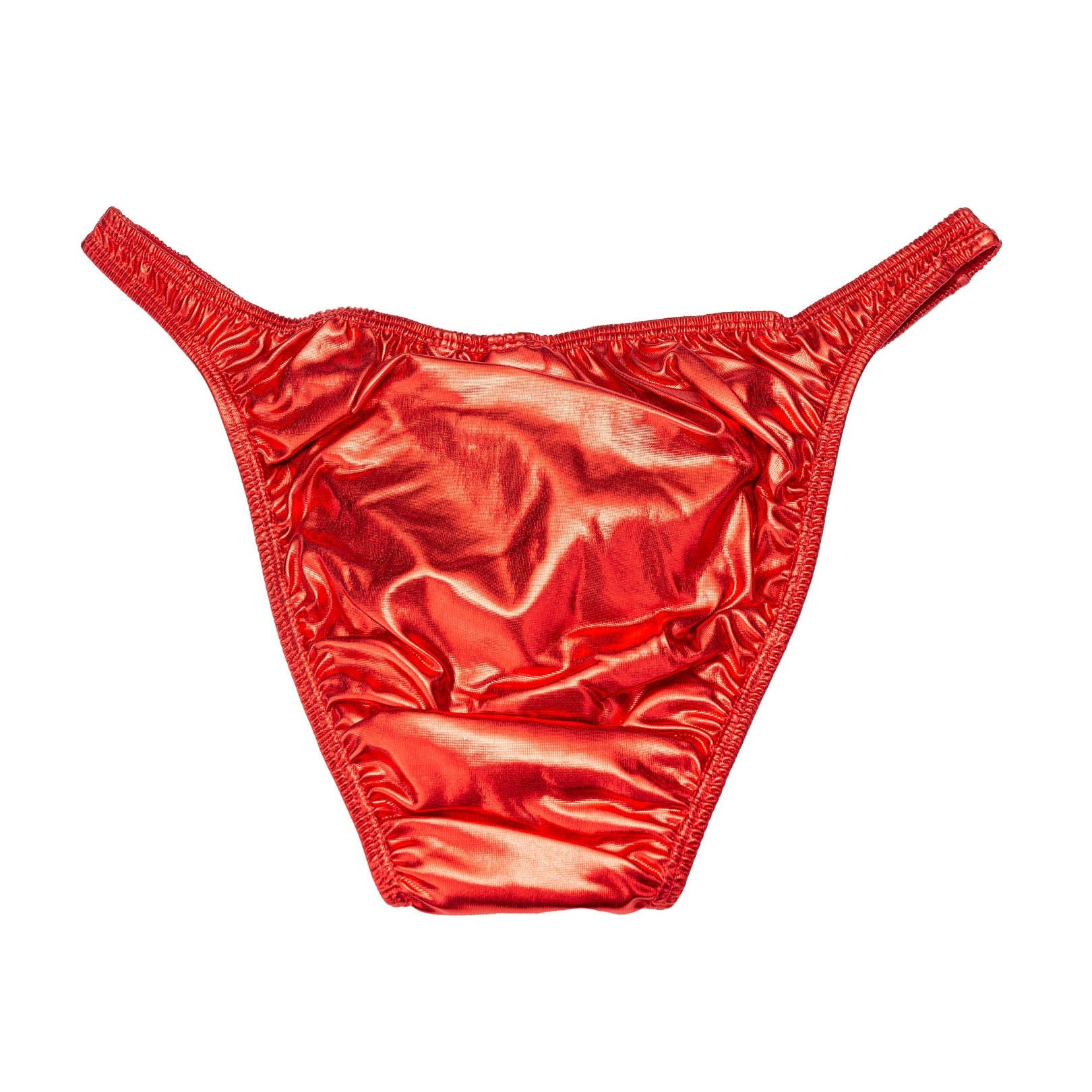 Men's Pro Bodybuilding Posing Trunks Red Gym Competition | Iron Tanks