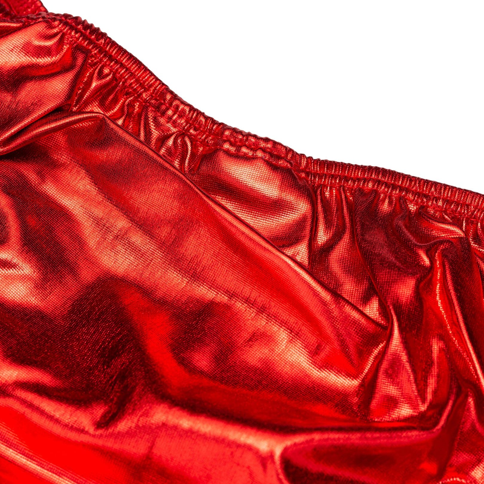 Men's Pro Bodybuilding Posing Trunks Red Gym Competition | Iron Tanks