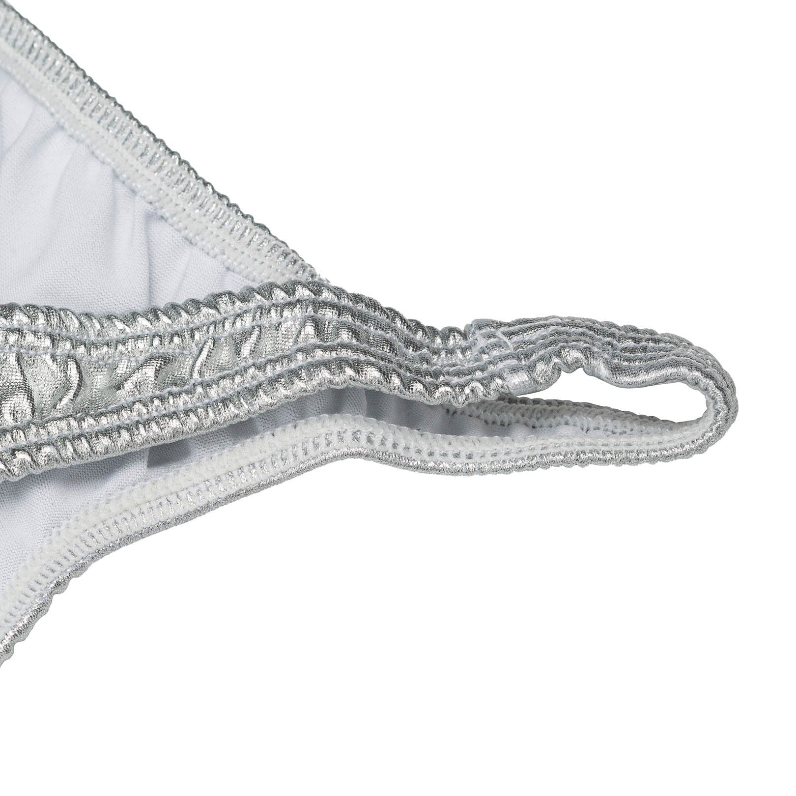 Men's Pro Bodybuilding Posing Trunks Silver Gym Stage | Iron Tanks