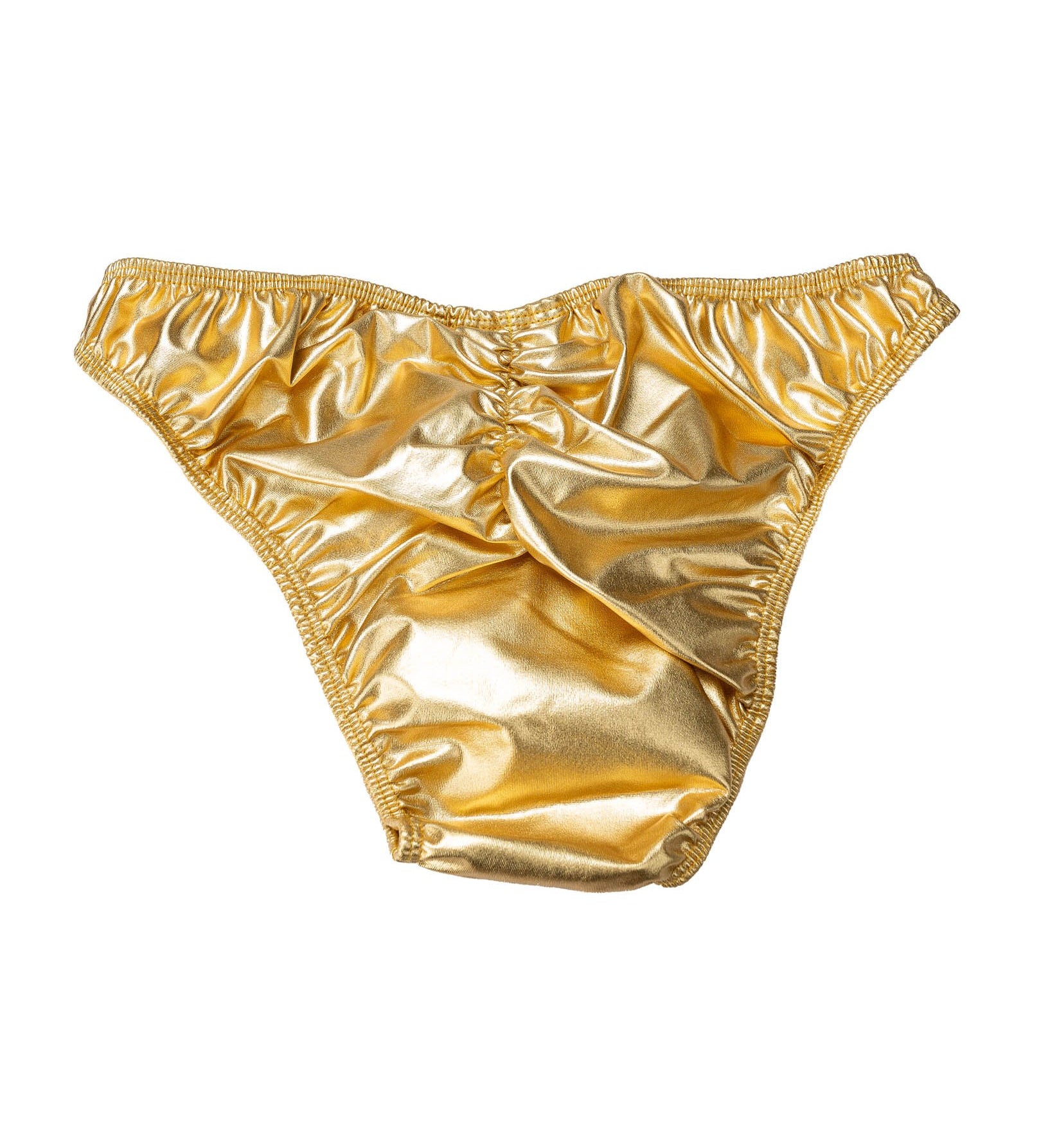 Men's Pro Bodybuilding Posing Trunks with Scrunch Butt Gold Gym Stage| Iron Tanks