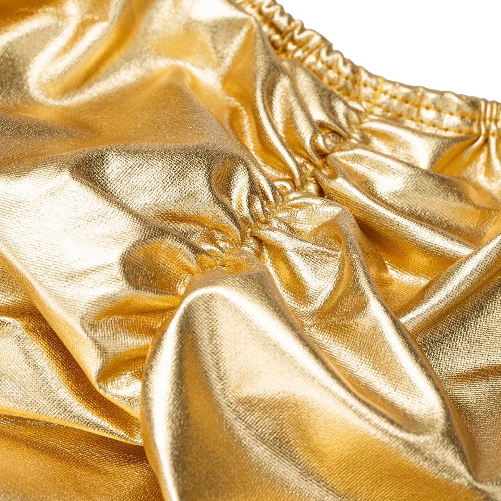 Men's Pro Bodybuilding Posing Trunks with Scrunch Butt Gold Gym Stage| Iron Tanks