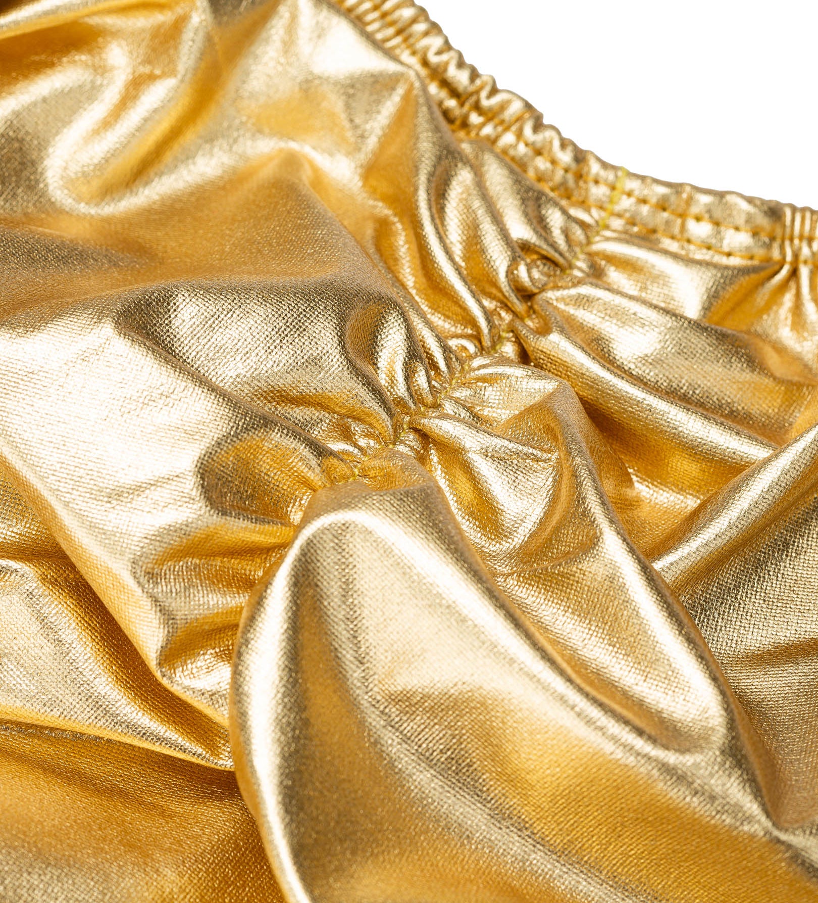 Men's Pro Bodybuilding Posing Trunks with Scrunch Butt Gold Gym Stage| Iron Tanks