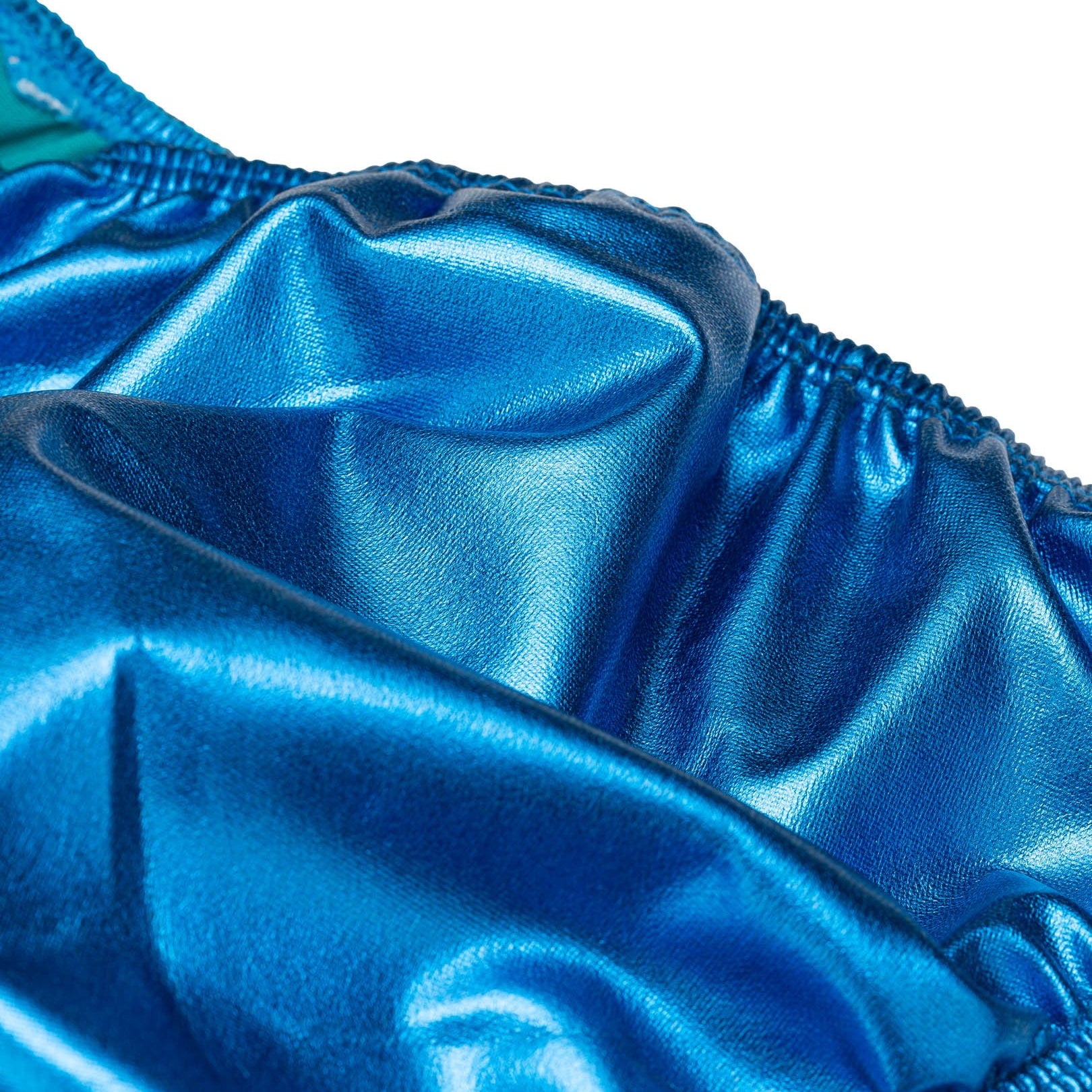 Men's Pro Cut Bodybuilding Posing Trunks Blue | Gym Stage | Iron Tanks