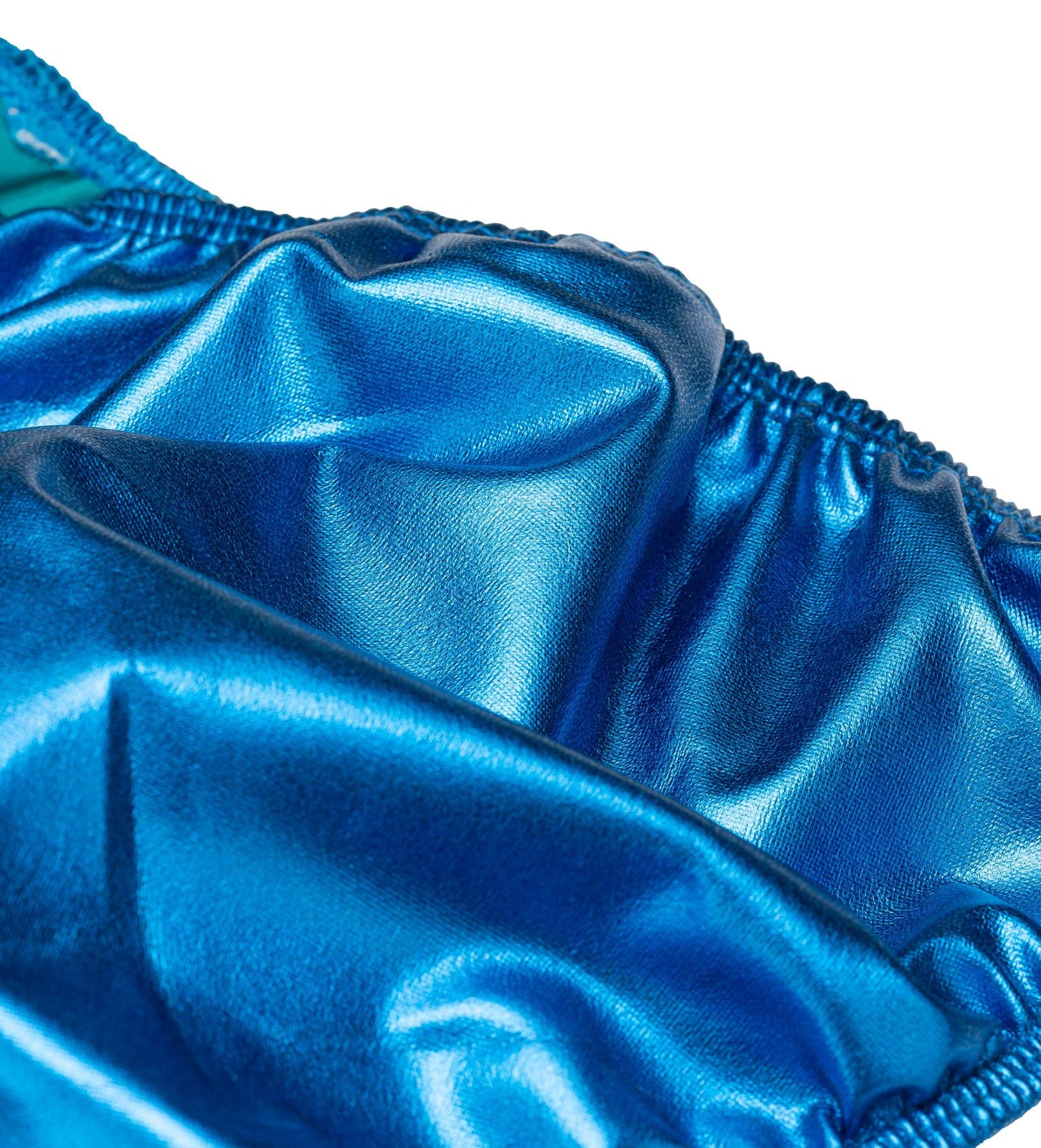 Men's Pro Cut Bodybuilding Posing Trunks Blue | Gym Stage | Iron Tanks