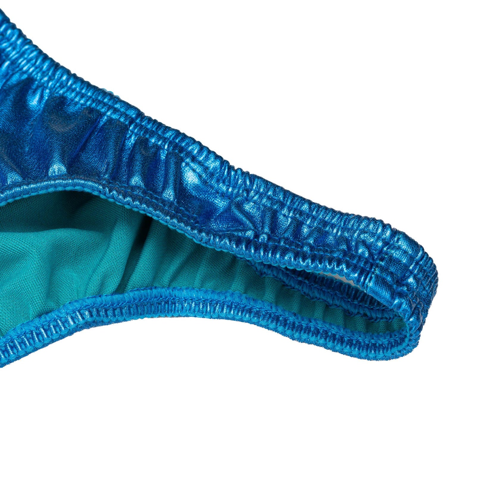 Men's Pro Cut Bodybuilding Posing Trunks Blue | Gym Stage | Iron Tanks