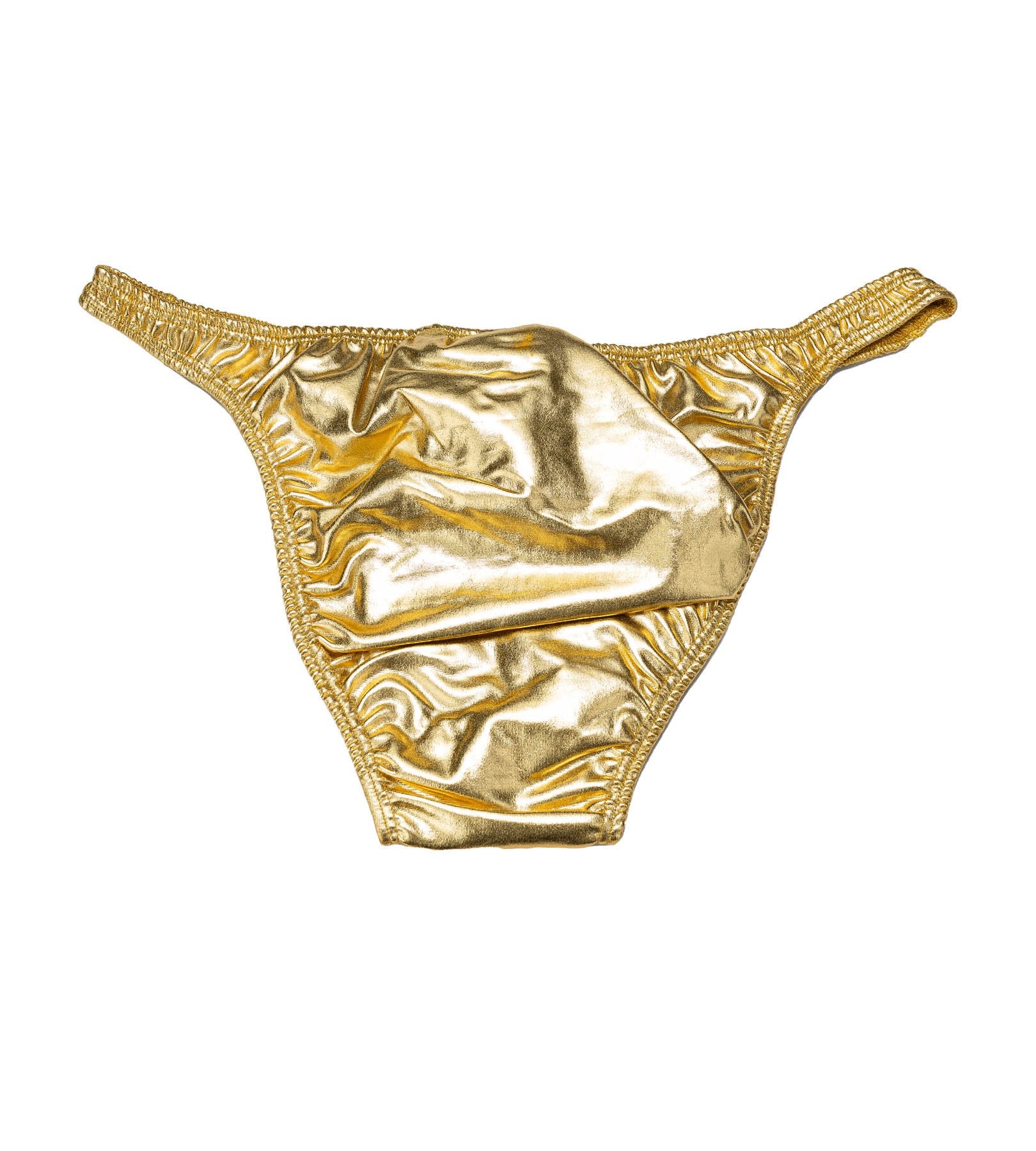 Men's Pro Cut Bodybuilding Posing Trunks Gold Gym Stage | Iron Tanks