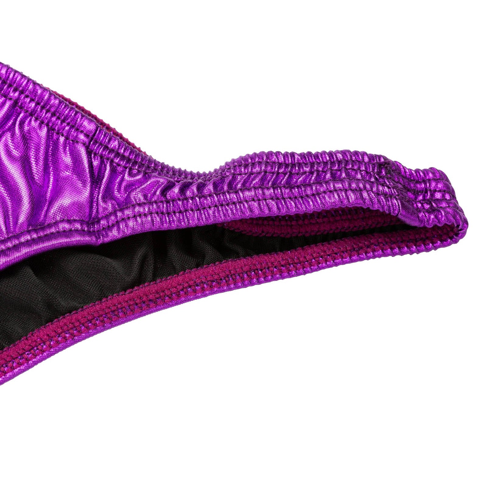 Men's Pro Cut Bodybuilding Posing Trunks Violet Gym Stage | Iron Tanks