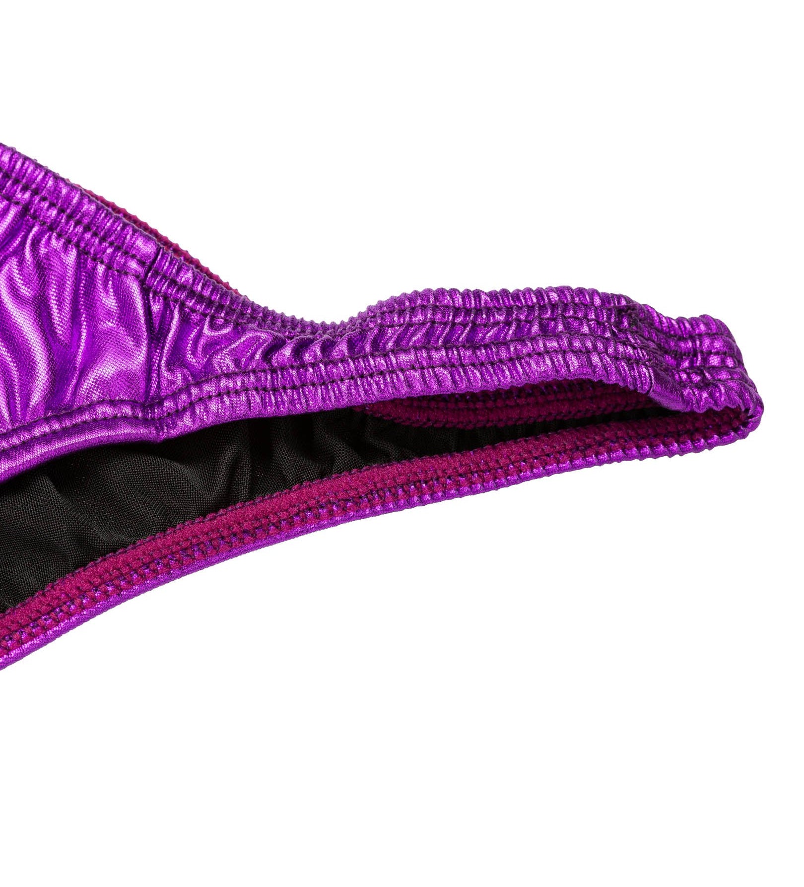 Men's Pro Cut Bodybuilding Posing Trunks Violet Gym Stage | Iron Tanks