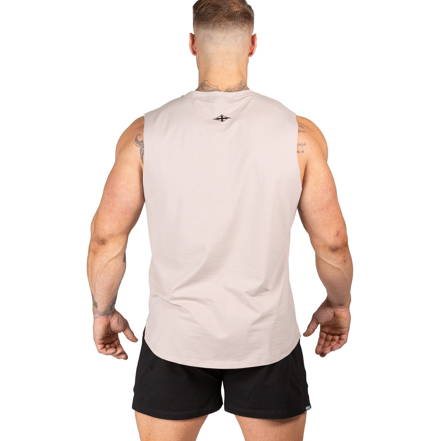 Mens Muscle Gym Singlet Tank Bodybuilding Shirt Bone Iron Tanks