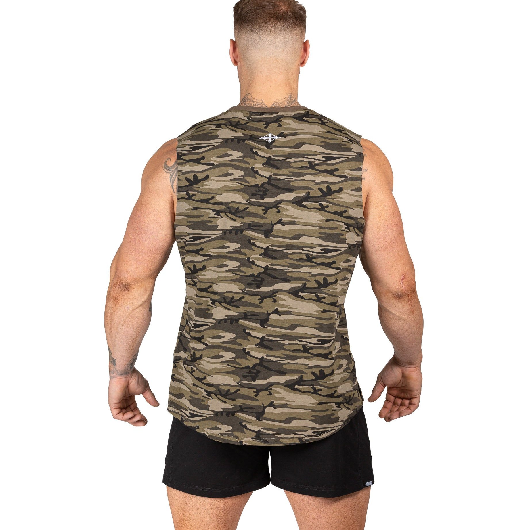 Mens Muscle Tank Camo Gym Bodybuilding Workout Singlet | Iron Tanks