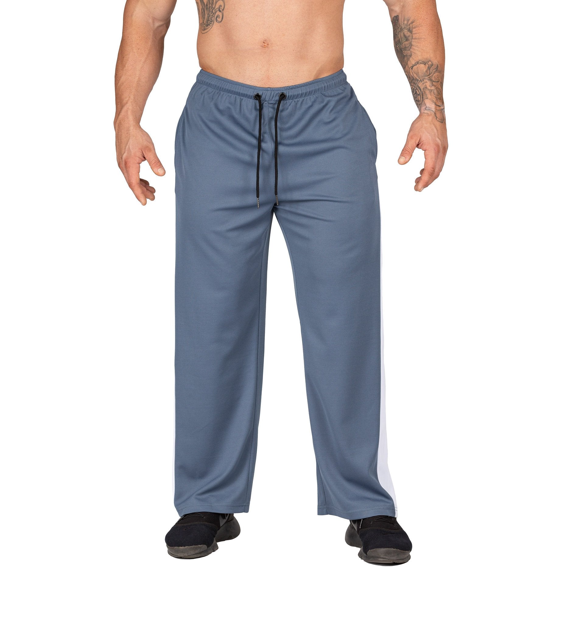 Mens Tracksuit Pants Bodybuilding Gym Workout Grey | Iron Tanks