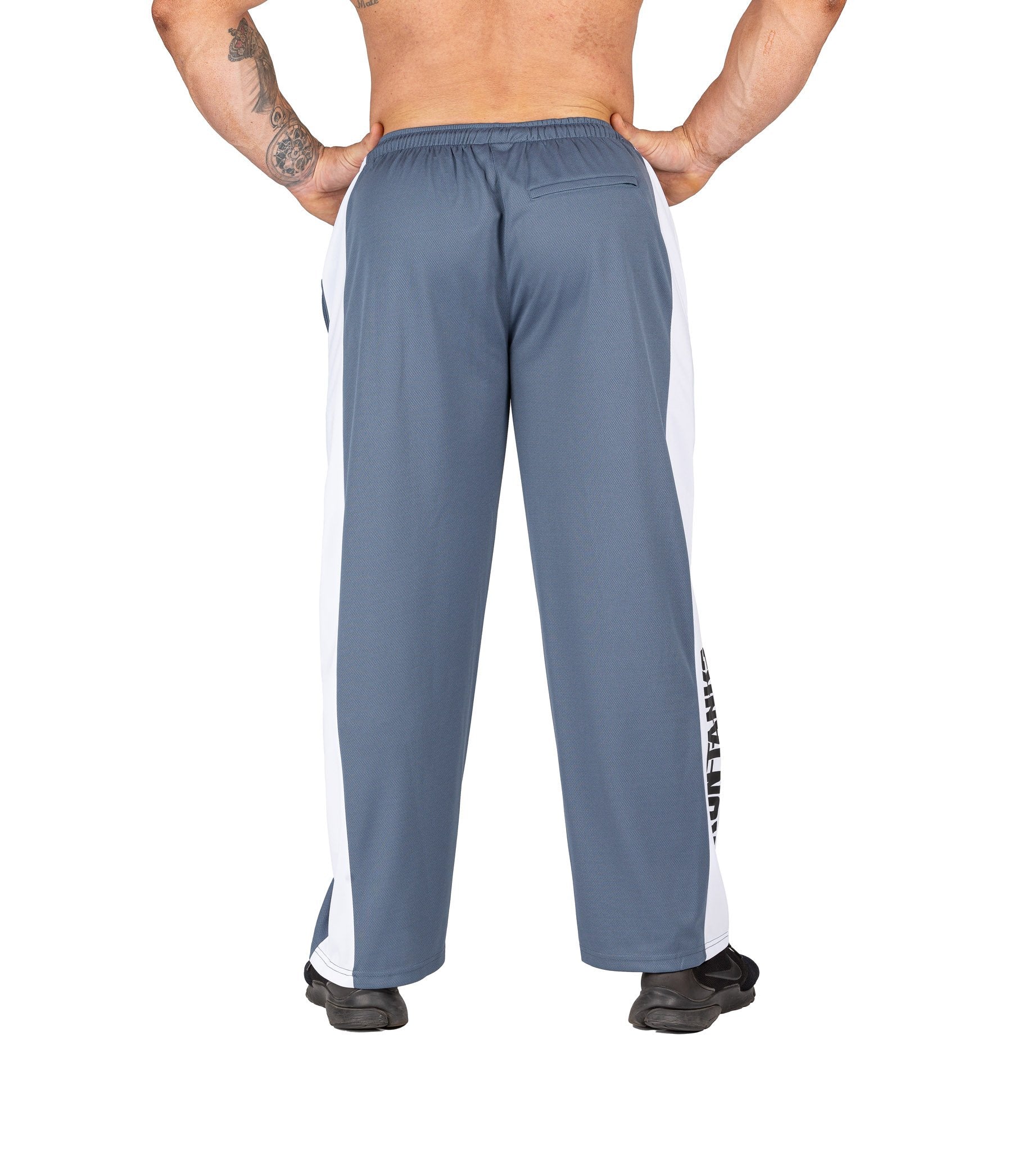 Mens Tracksuit Pants Bodybuilding Gym Workout Grey | Iron Tanks