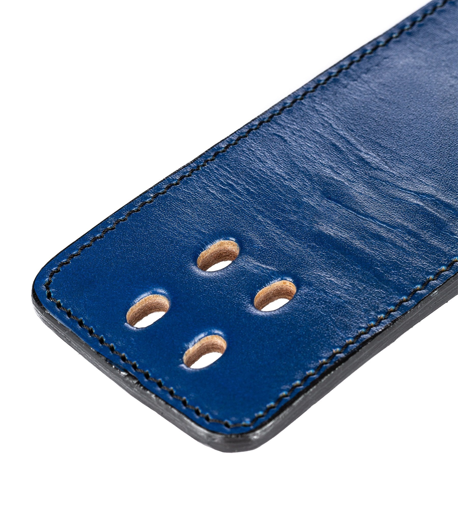 Quake 13mm Lever Powerlifting Belt Blue Gym Squat Deadlifts Iron Tanks