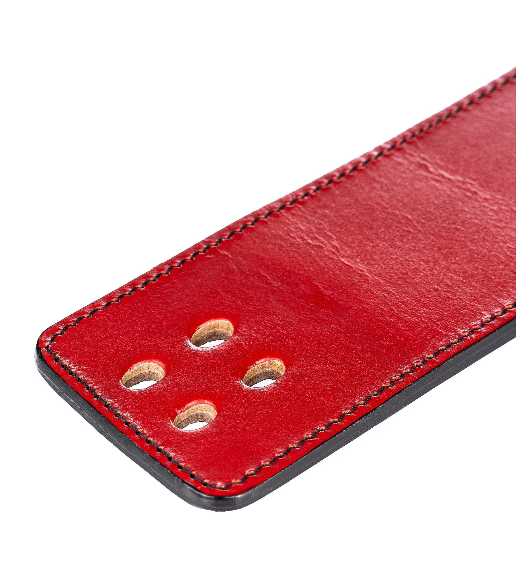 Quake 13mm Lever Powerlifting Belt Red Gym Weightlifting Iron Tanks