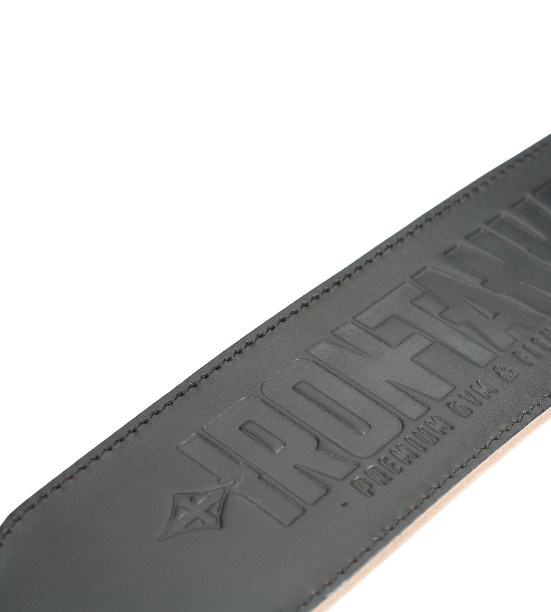 Spartan 4" Olympic Weightlifting Belt Black Bodybuilding | Iron Tanks