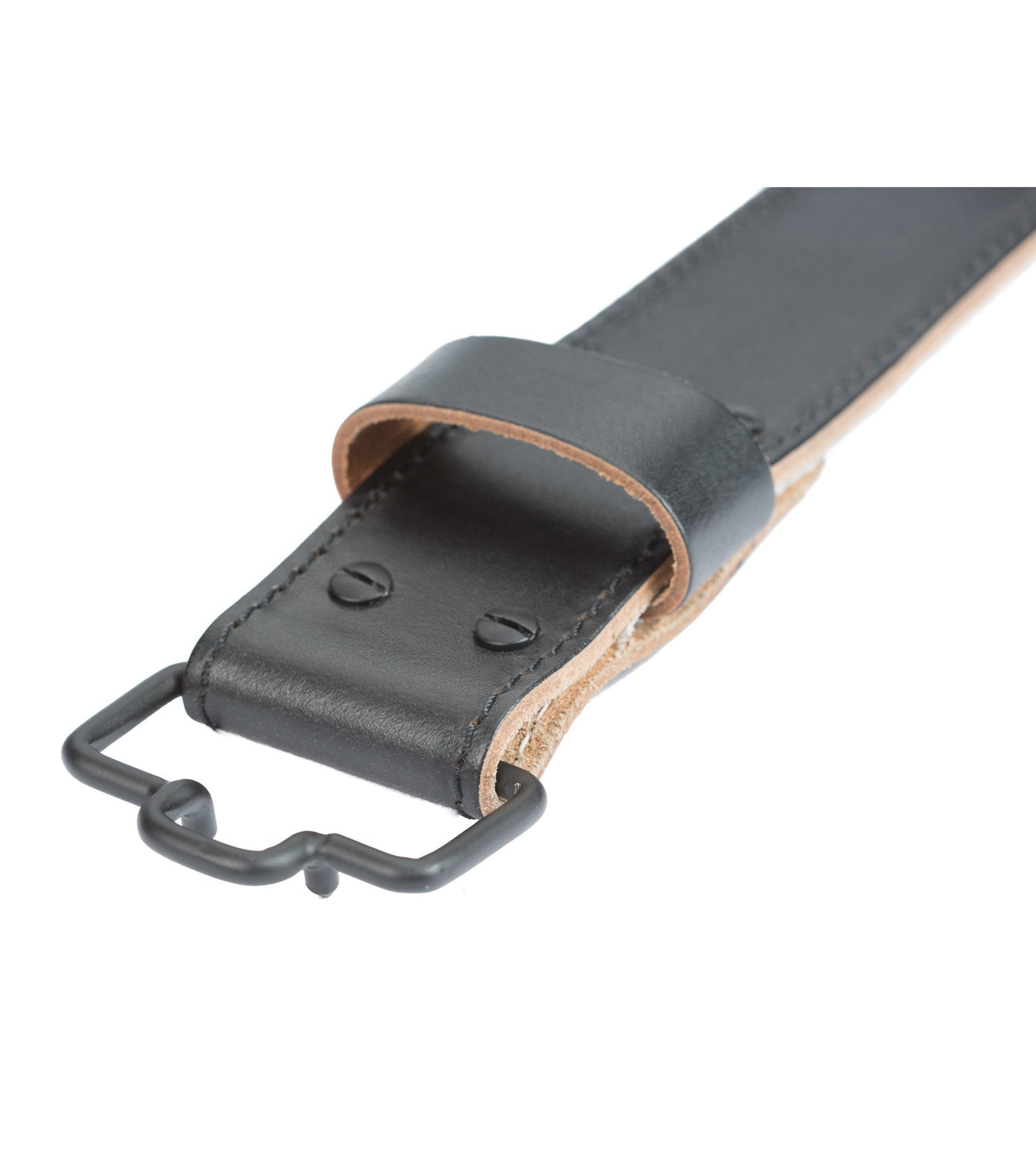 Spartan 4" Olympic Weightlifting Belt Black Bodybuilding | Iron Tanks