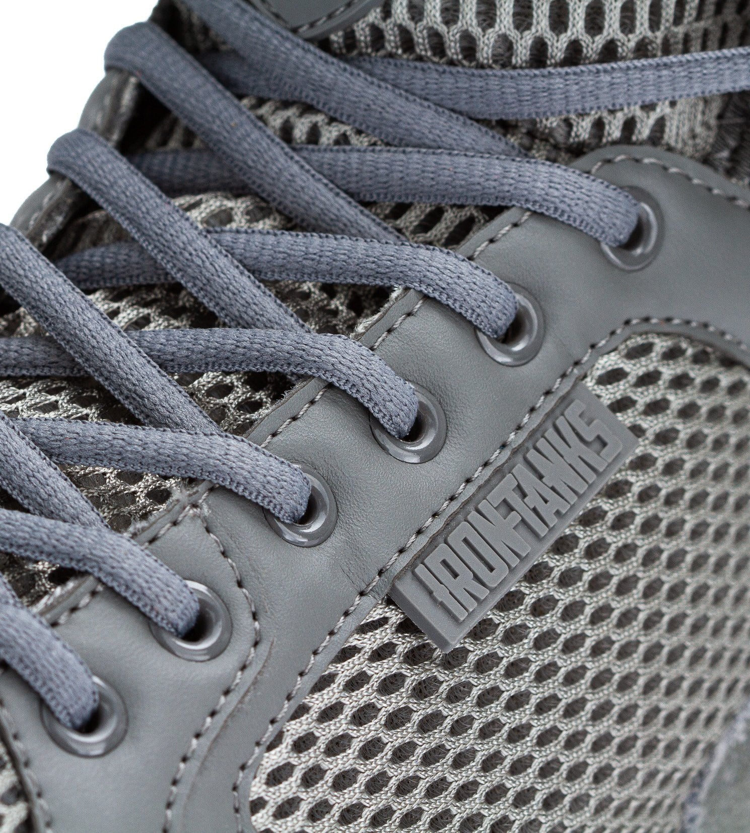 Titan III Gym Shoes Grey Bodybuilding Powerlifting Flat | Iron Tanks