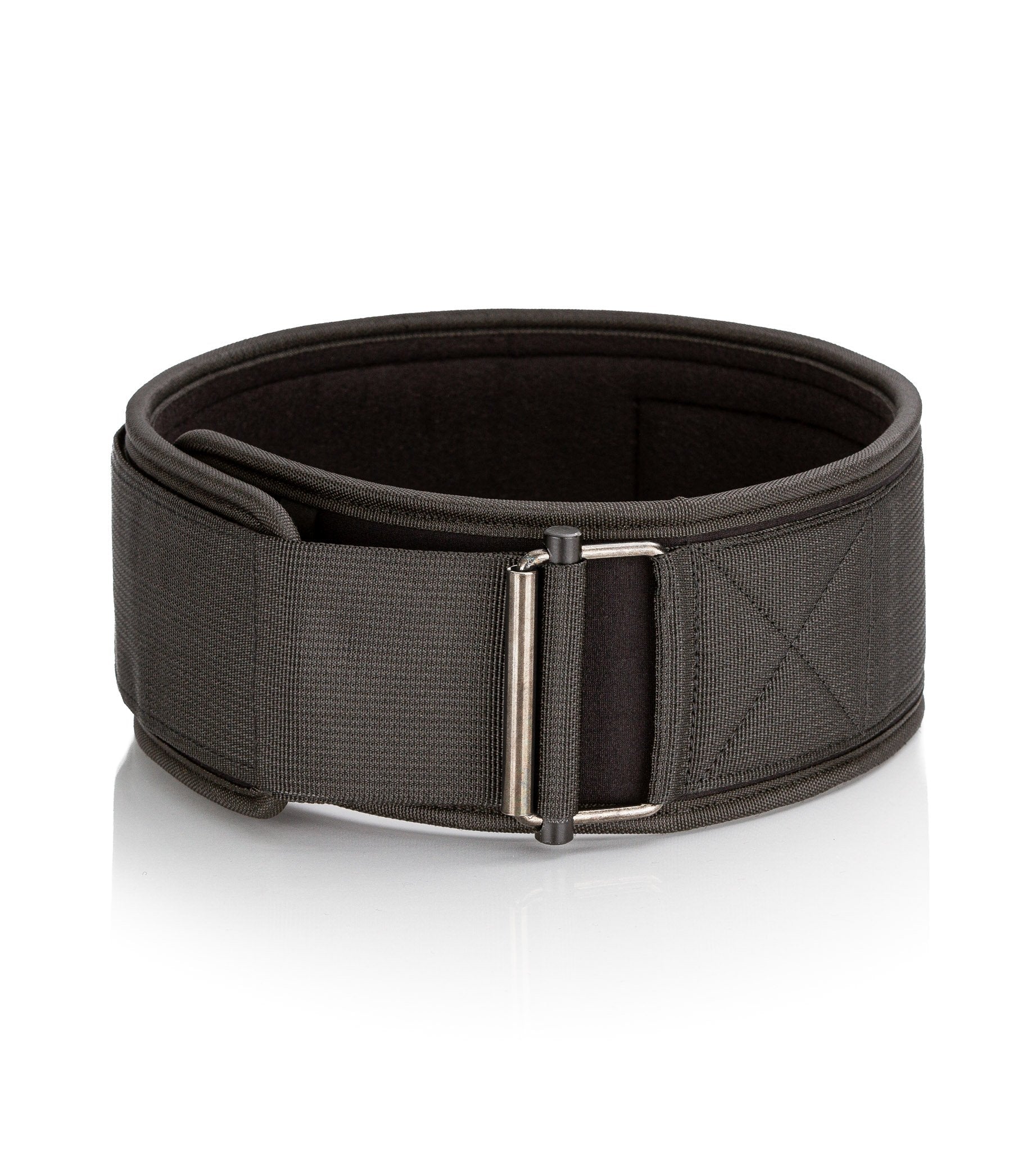 Utility 4" Nylon Training Gym Belt | Black Neoprene Strongman Crossfit